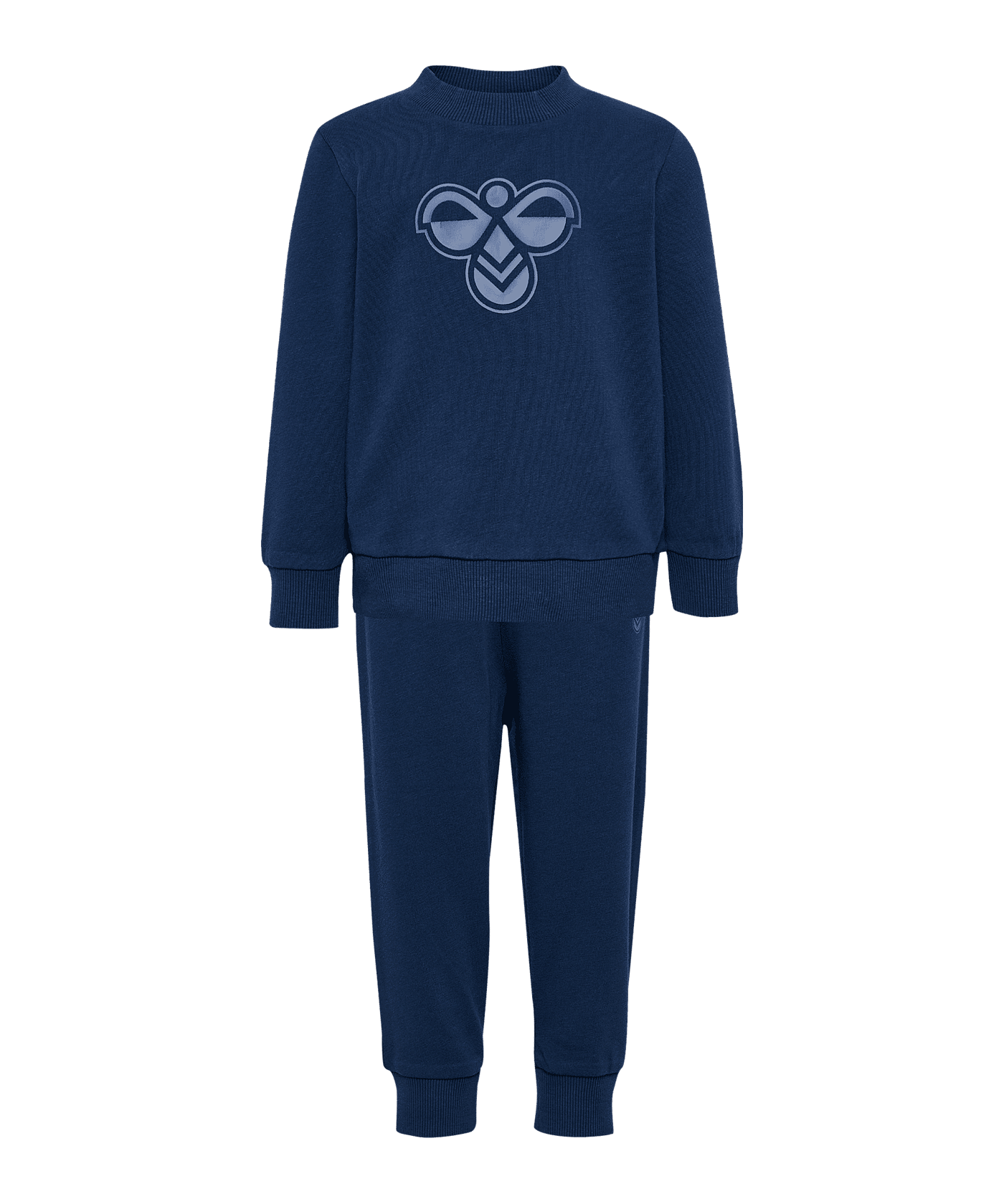 Hummel Mini Jersey Crewsuit Bee Trainingsanzug Kids Blau F7459 - blau