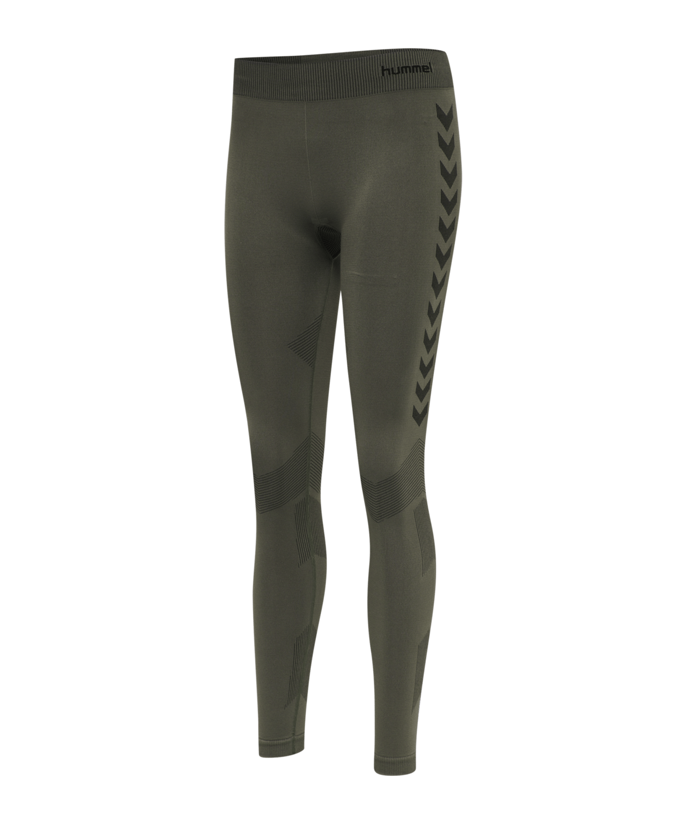Hummel hmlFIRST Seamless Tight Damen Khaki F6084 - khaki