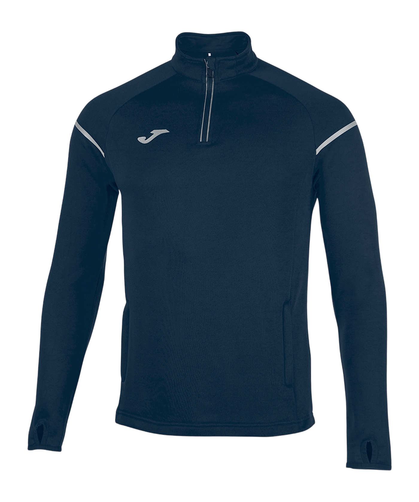 Joma Ziptop Race T-Shirt Blau - blau