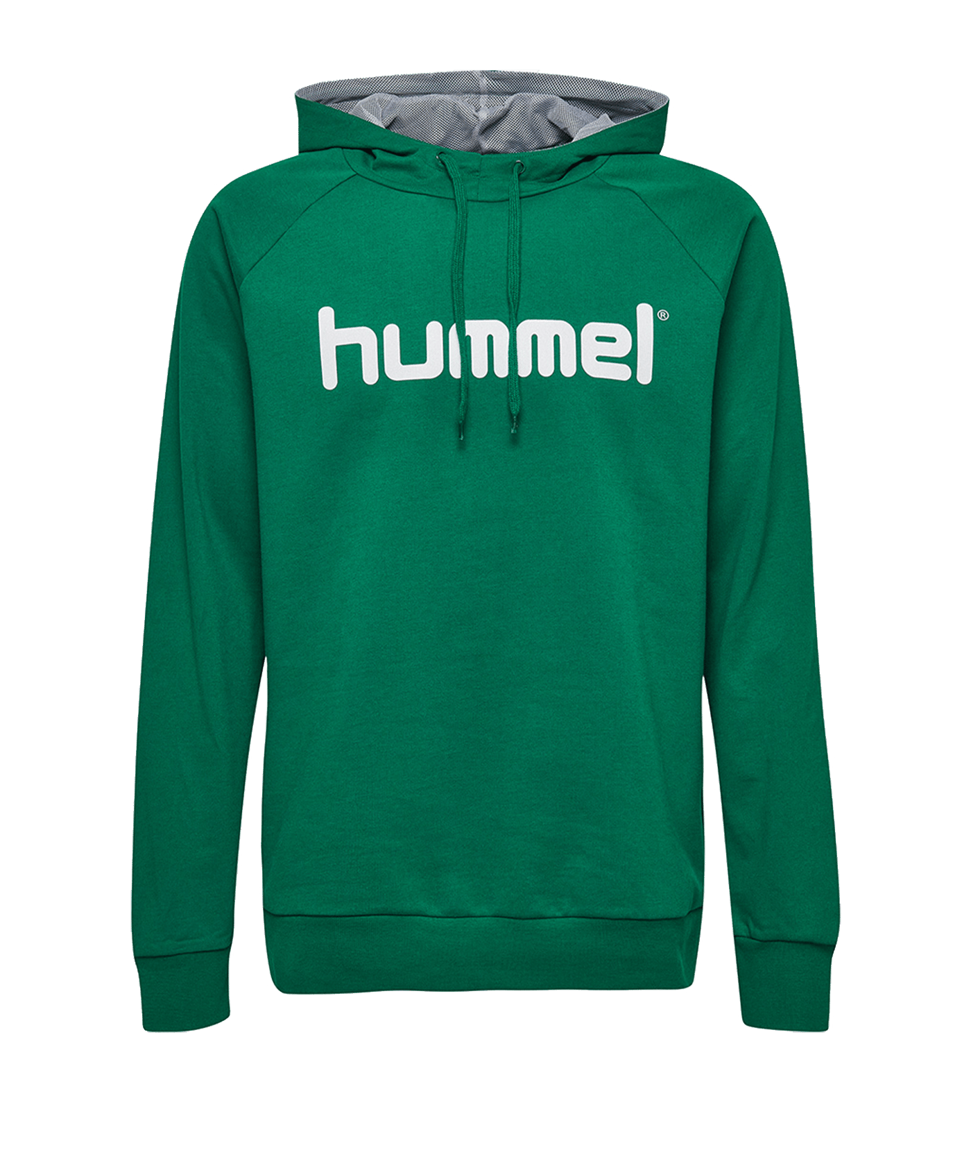 Hummel Cotton Logo Hoody Kids Grün F6140 - gruen