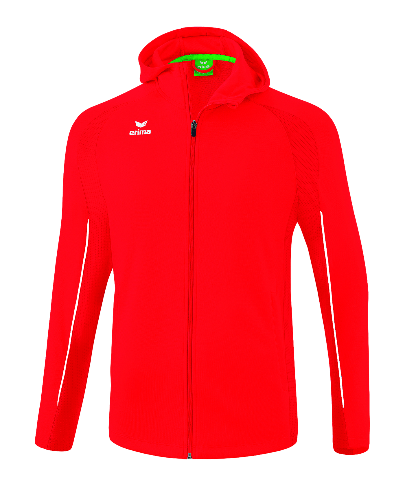 Erima Liga Star Kapuzenjacke Rot Weiss - rot