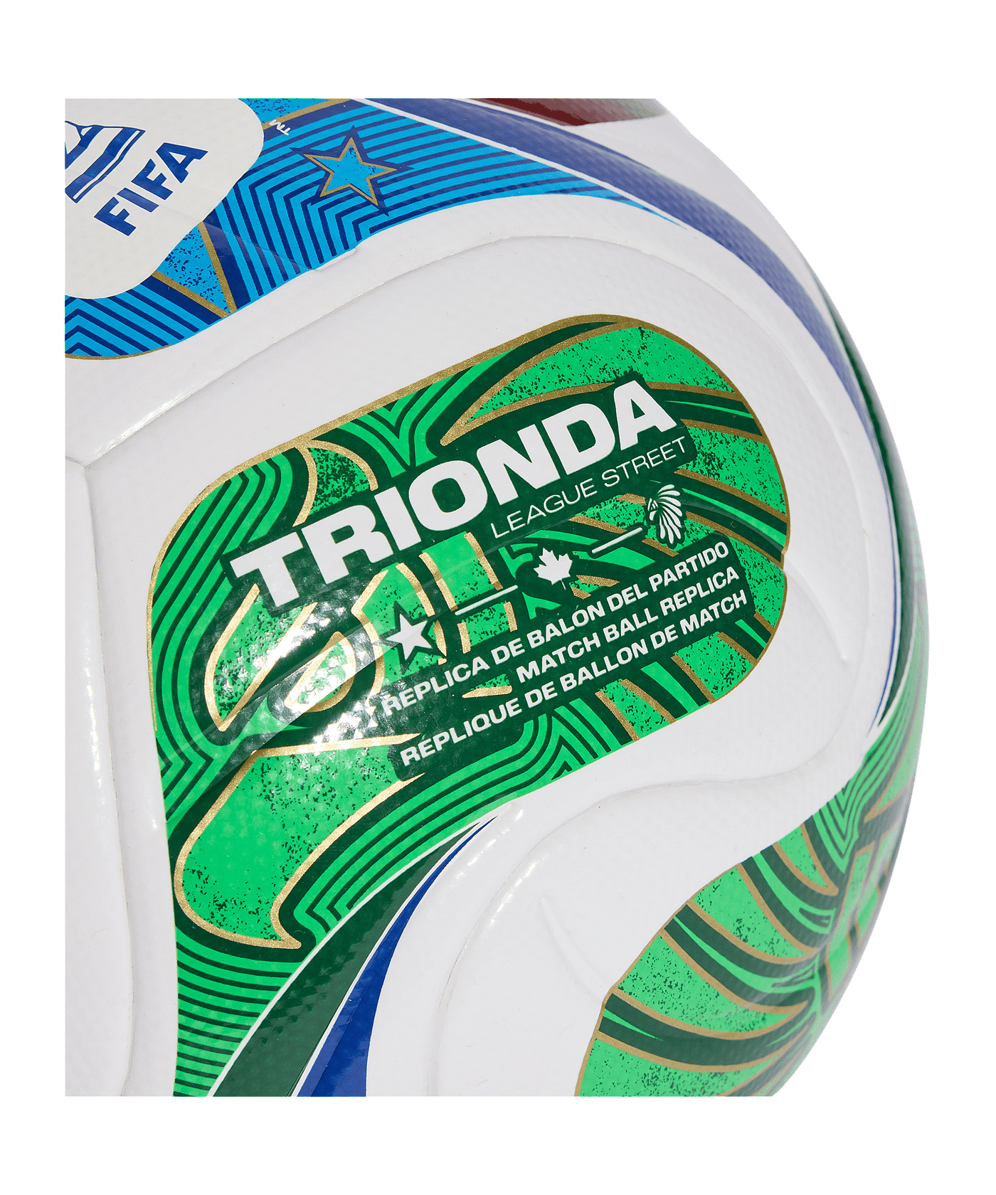 adidas World Cup 26 Trionda League 350g Light Ball Kids Weiß - weiss