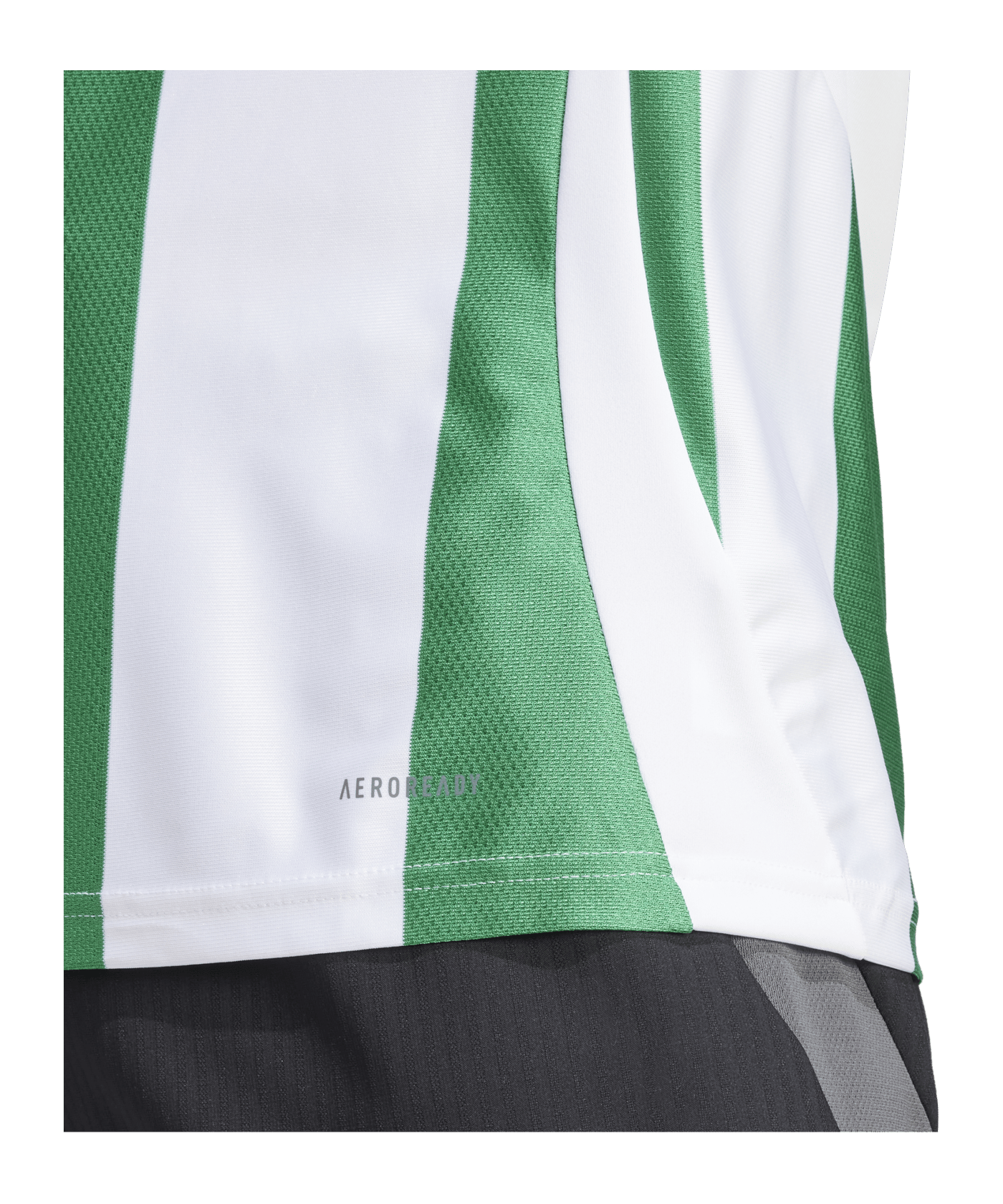 adidas Striped 24 Trikot Weiss Grün - weiss