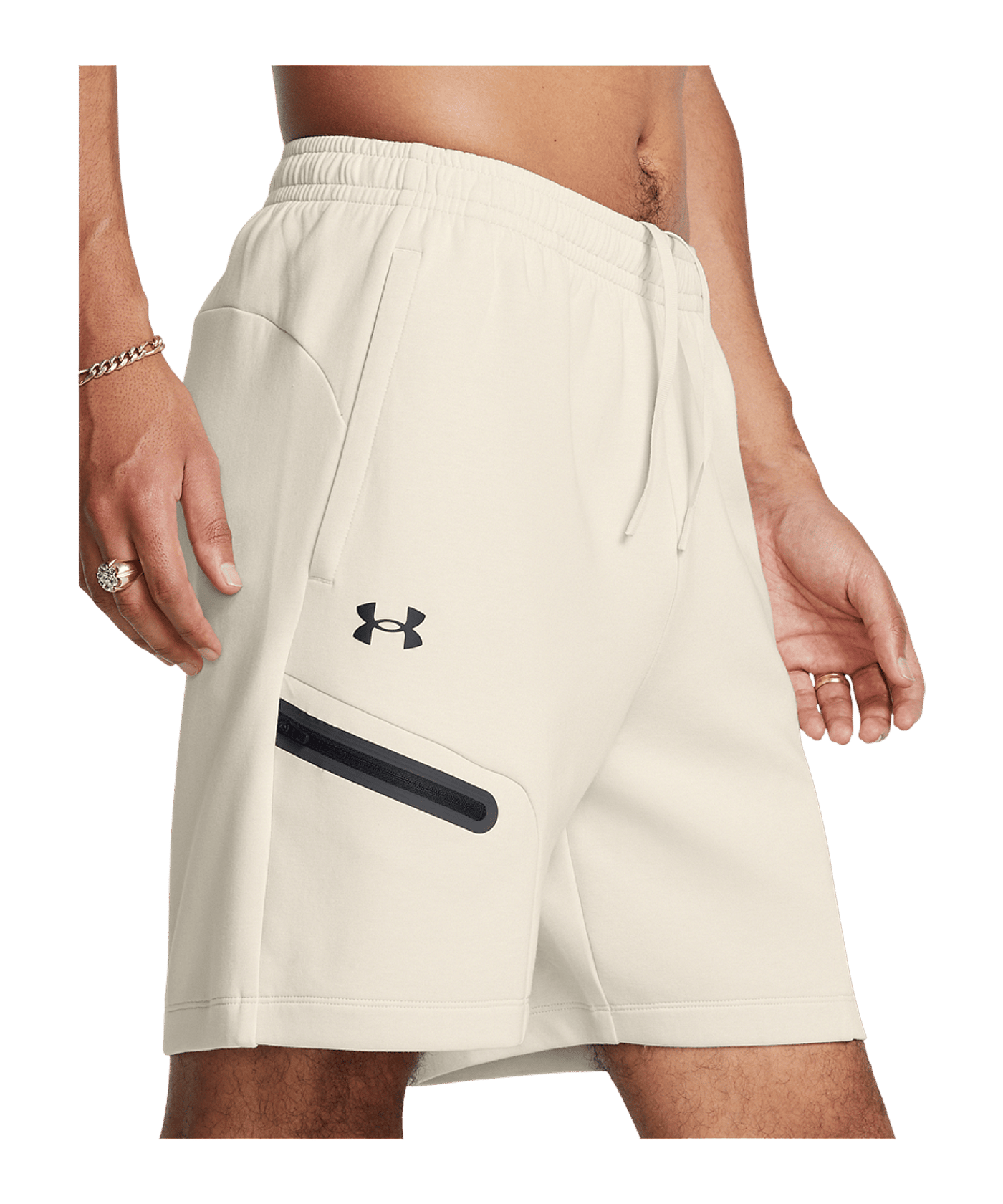 Under Armour Unstoppable Fleece Short Weiß F110