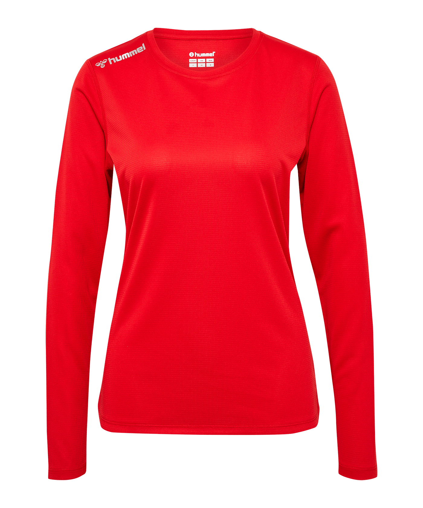 Hummel Run Trikot langarm Damen Rot F3365 - rot