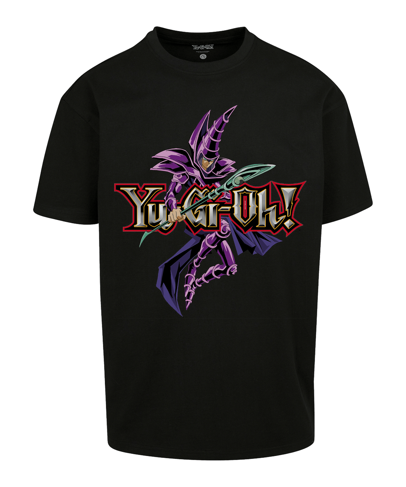Mister Tee YU-GI-OH Dark Magician T-Shirt Schwarz - schwarz
