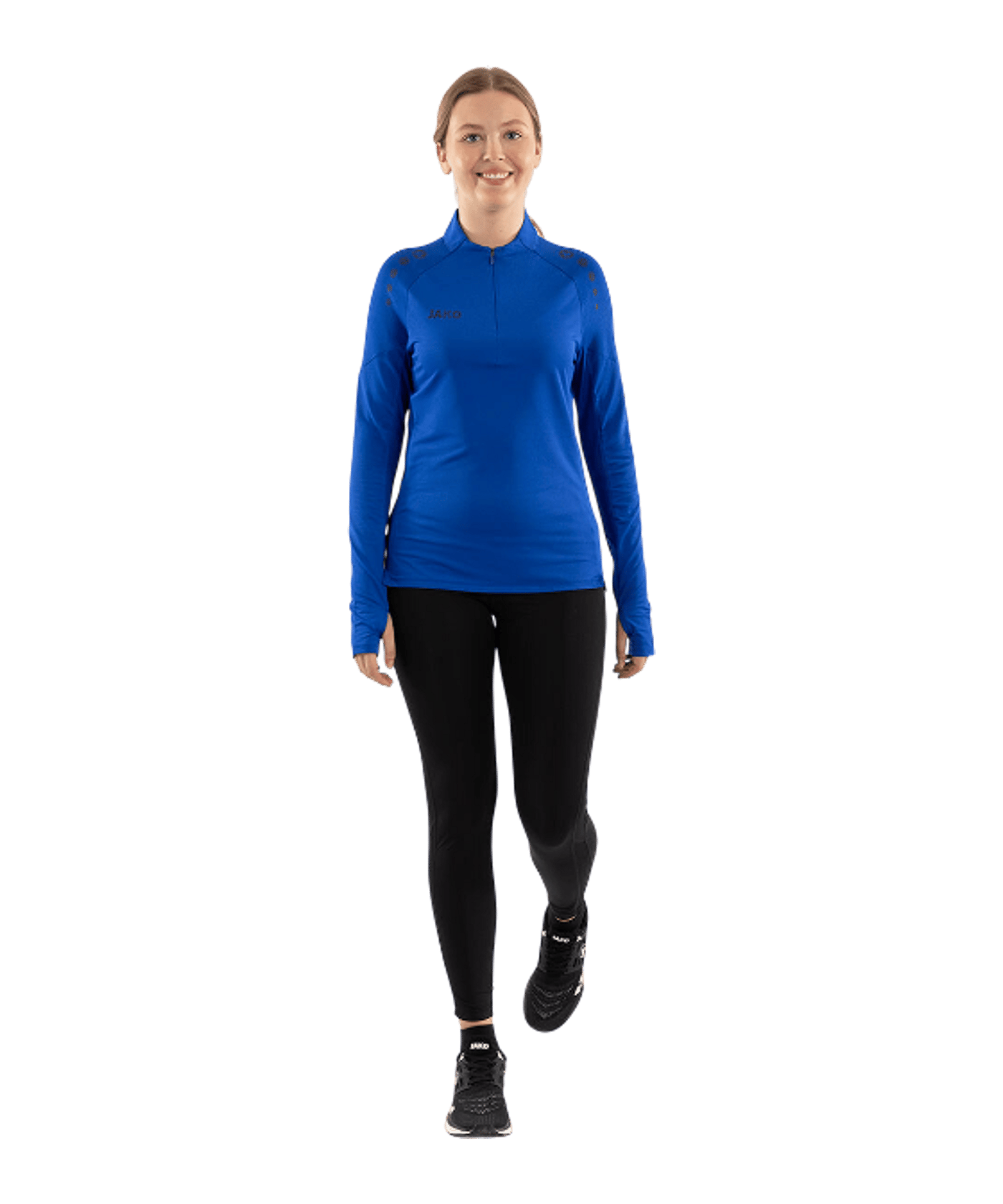 JAKO ZipTop Light Flow Sweatshirt Damen Blau F400
