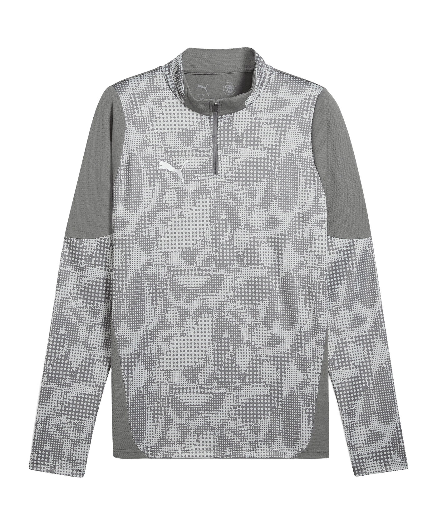 PUMA teamCUP Training 1/4 Zip Sweatshirt Grau F13 - grau