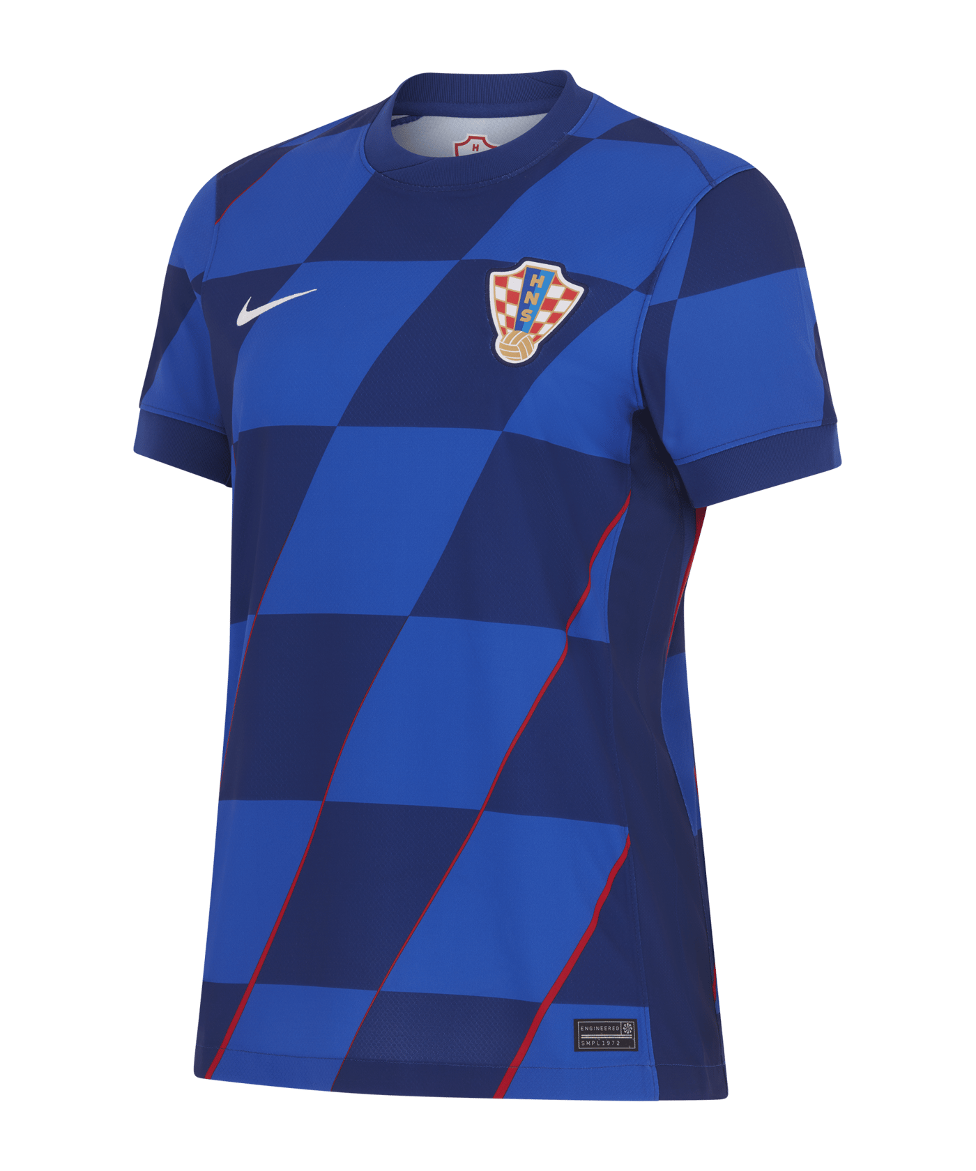Nike Kroatien Trikot Away EM 2024 Damen Blau Weiss  F405 - blau