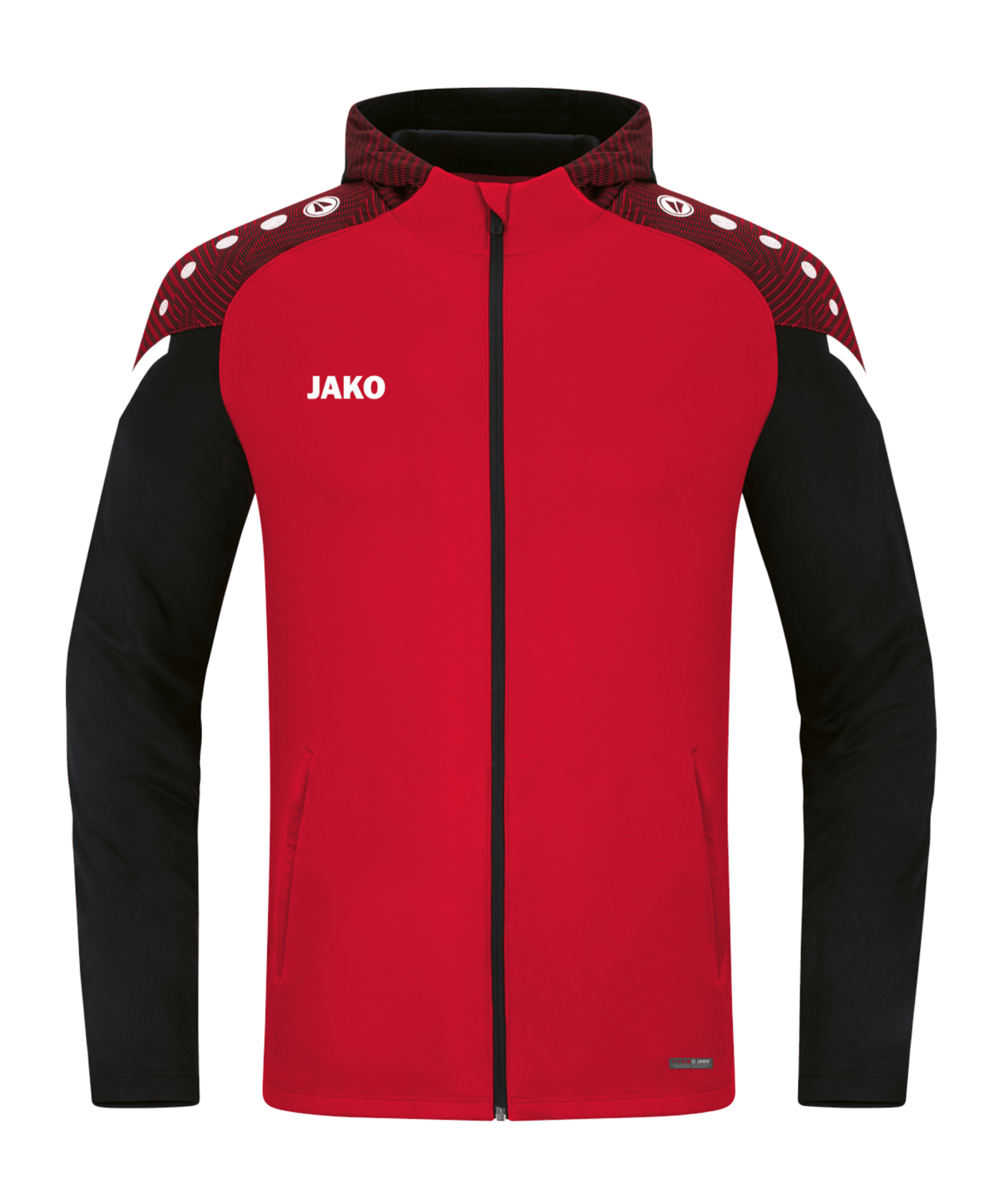 JAKO Performance Kapuzenjacke Rot F101 - rot