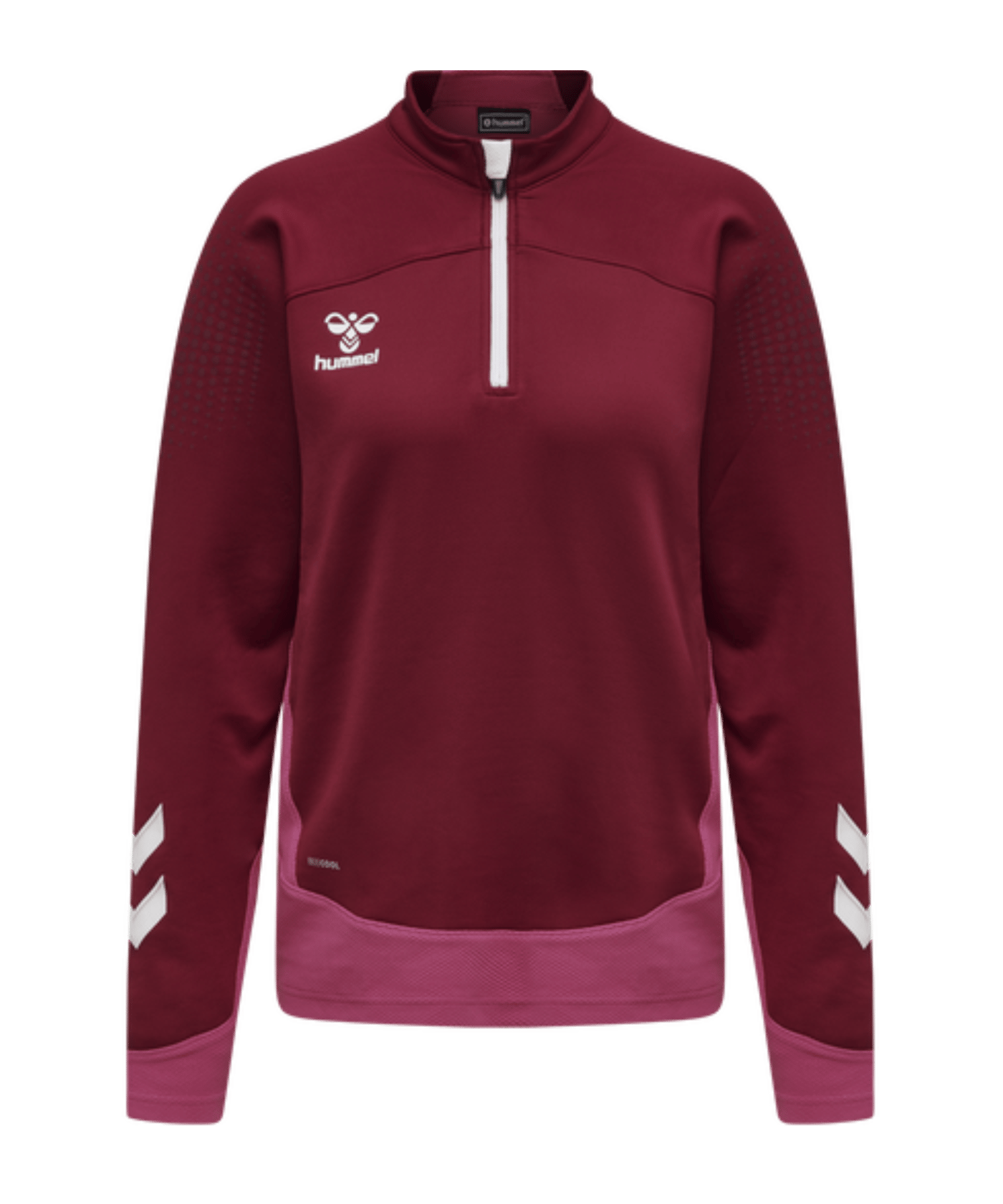 Hummel hmlLEAD HalfZip Sweatshirt Damen Rot F3584 - rot