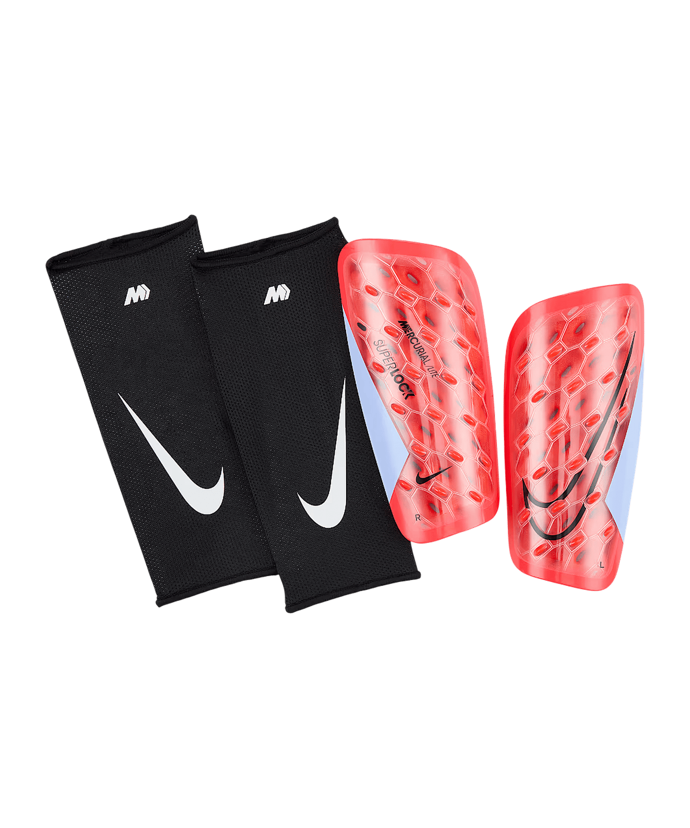Nike Mercurial Lite SuperLock Schienbeinschoner Rot F636 - rot