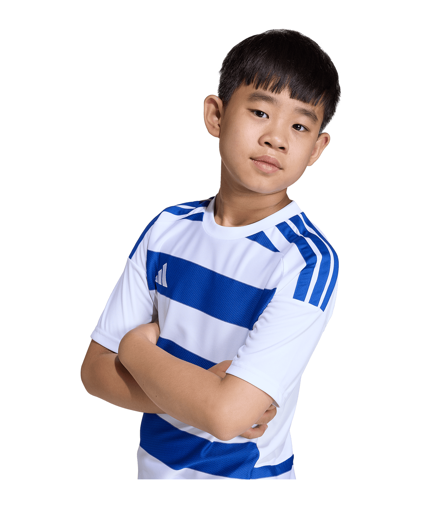 adidas Hooped 26 Trikot Kids Weiß - weiss