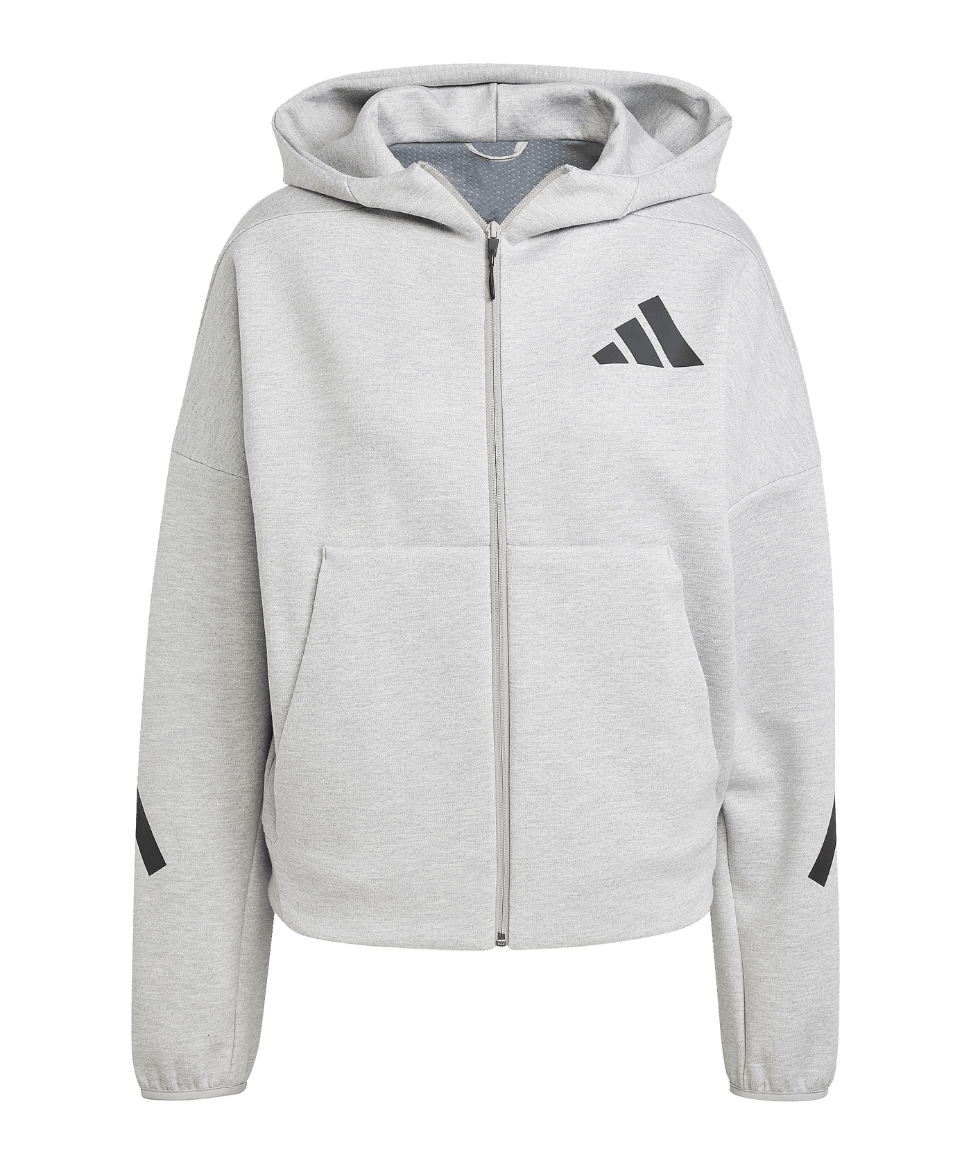 adidas Kapuzenjacke Damen Grau - grau