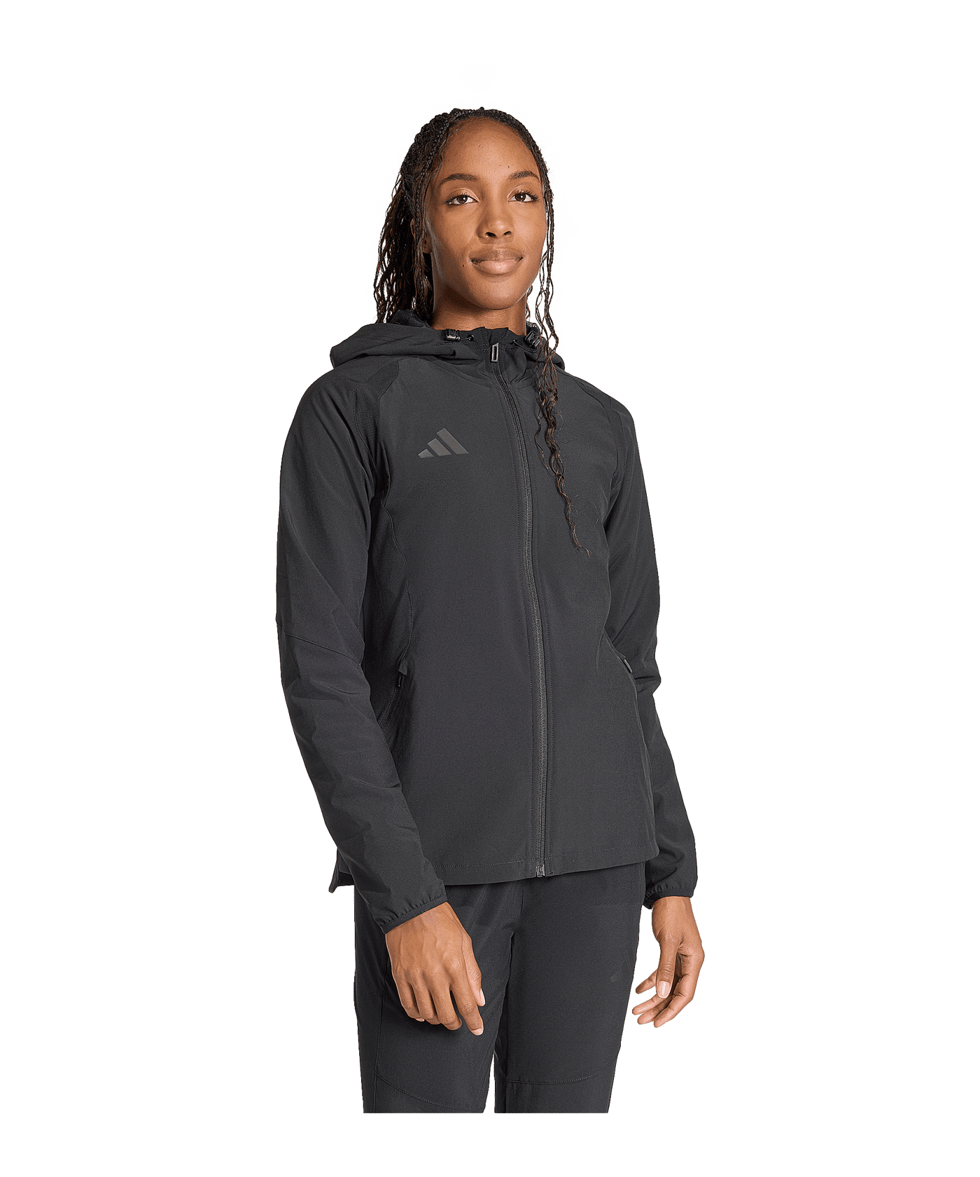 adidas Trivo Travel Windjacke Damen Schwarz - schwarz