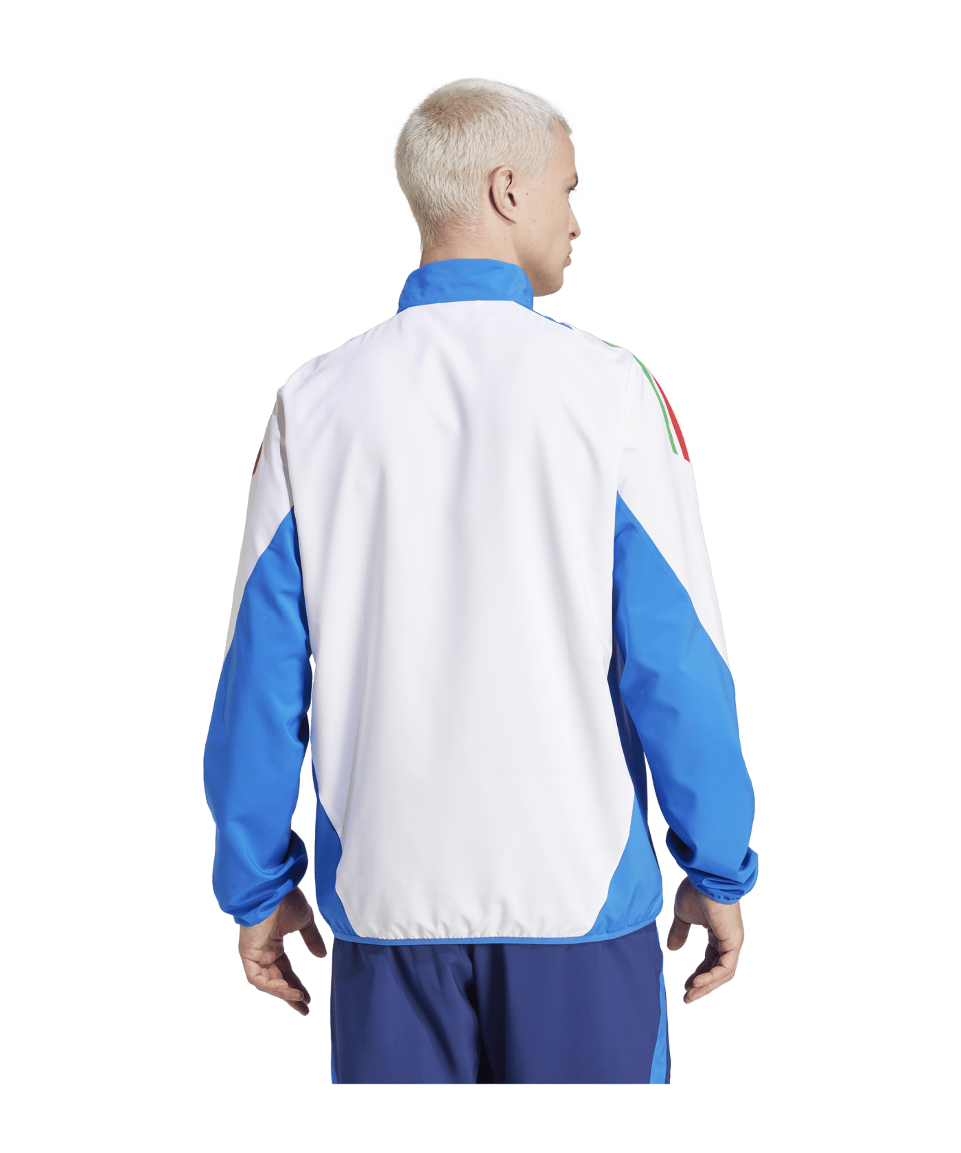 adidas Italien Präsentationsjacke EM 2024 Weiss - weiss