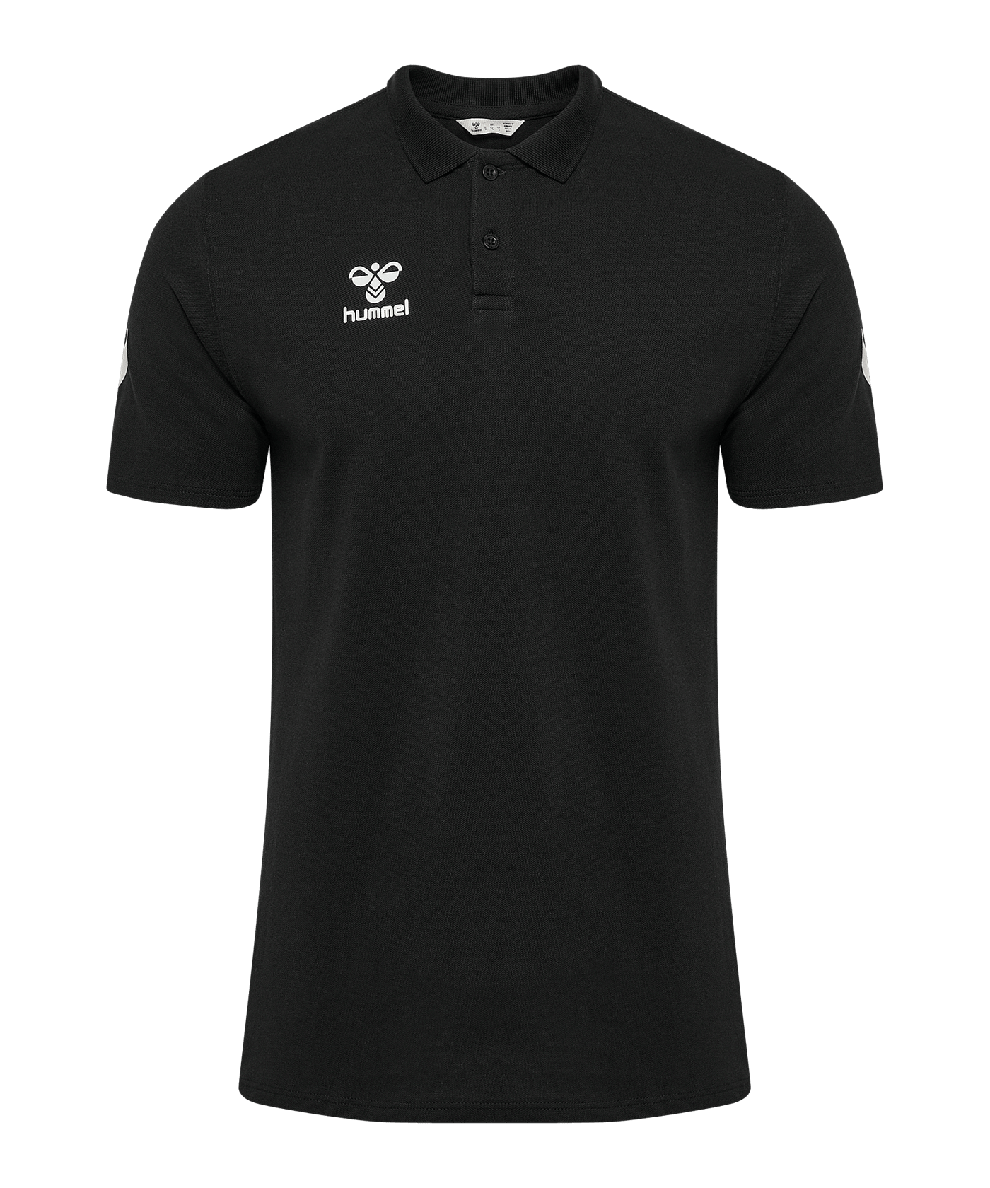Hummel Go 2.0 Chevron Polo Schwarz F2001 - schwarz