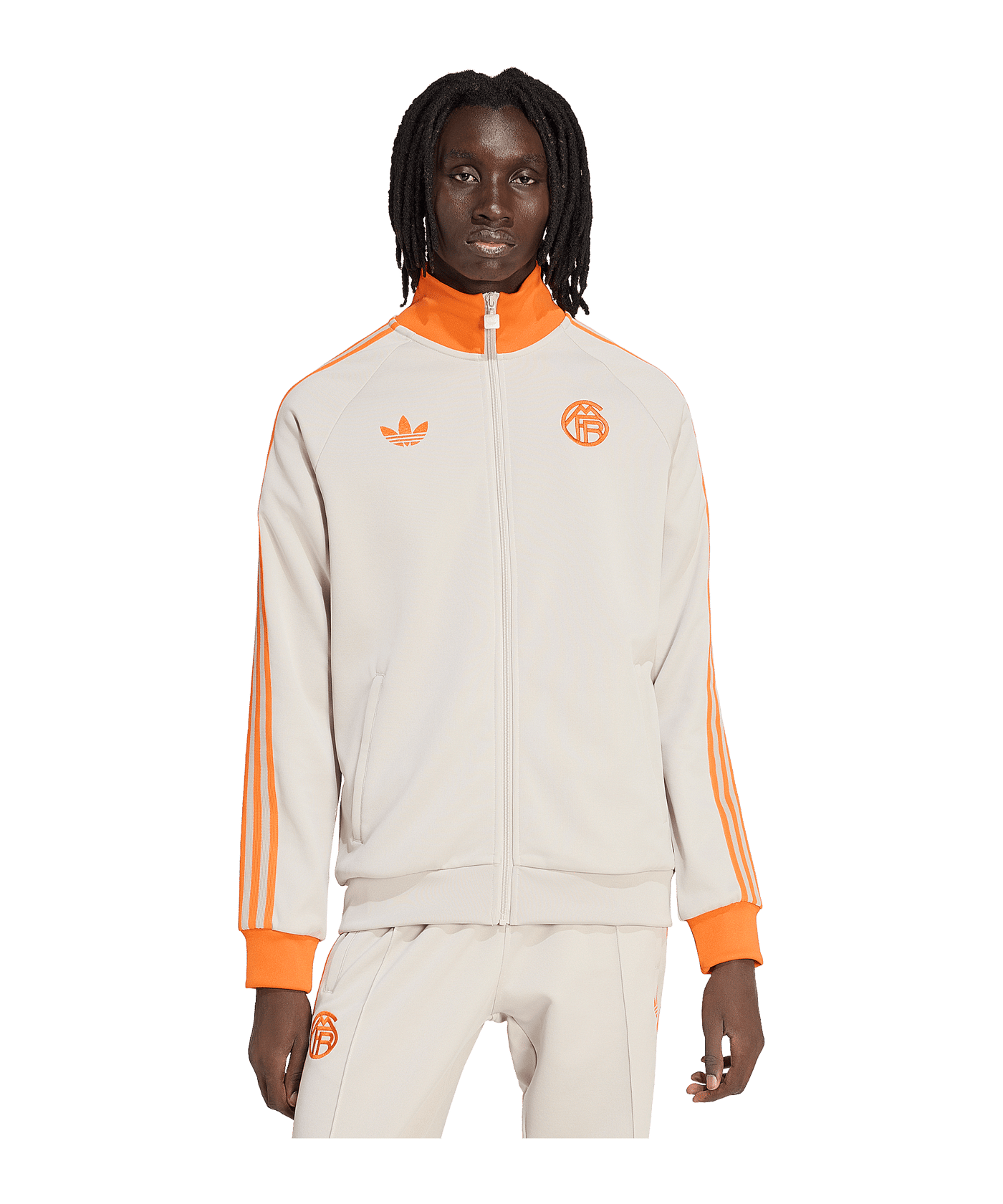 adidas FC Bayern München Originals Trainingsjacke Beige - beige