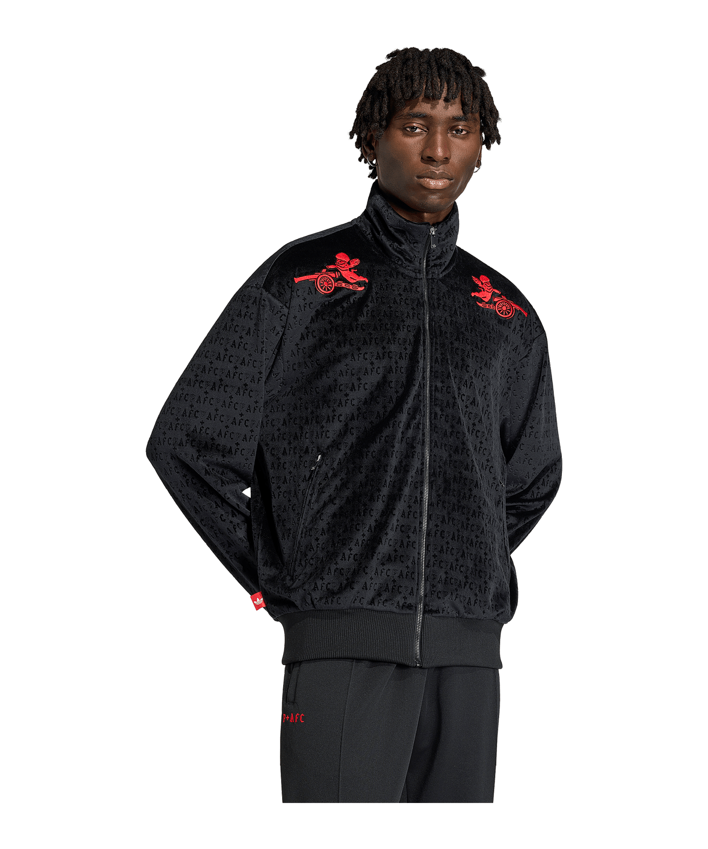 adidas FC Arsenal London Places+Faces Track Jacke Schwarz - schwarz