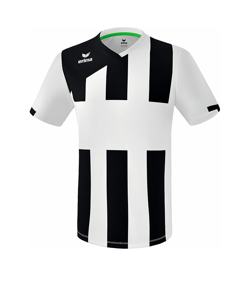 Erima Siena 3.0 Trikot kurzarm Kids Weiss Schwarz - weiss