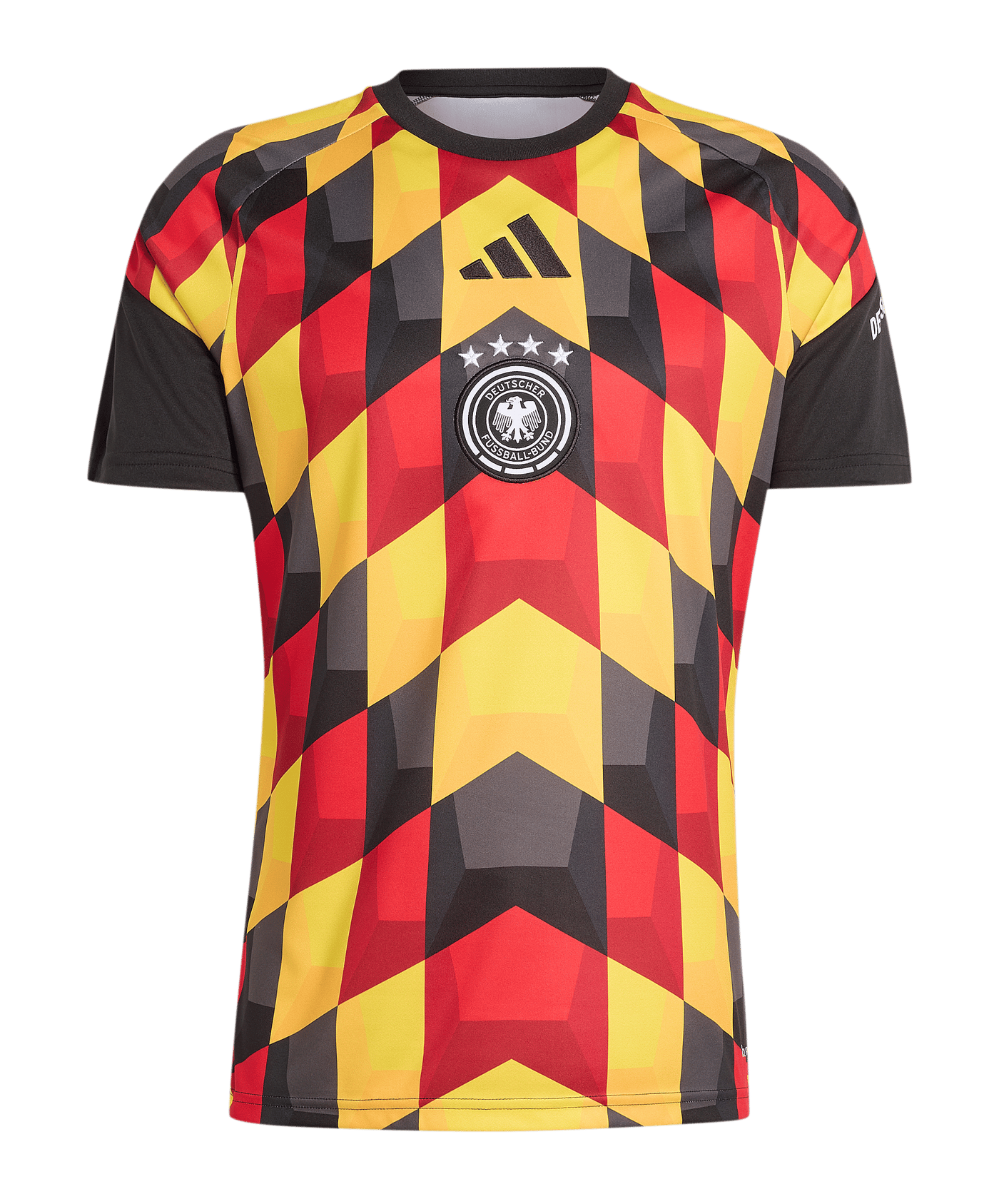 adidas DFB Deutschland Prematch T-Shirt Schwarz - schwarz