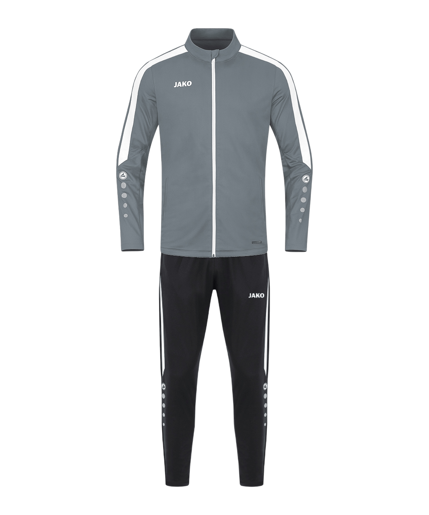 JAKO Power Trainingsanzug Kids Grau F840 - grau