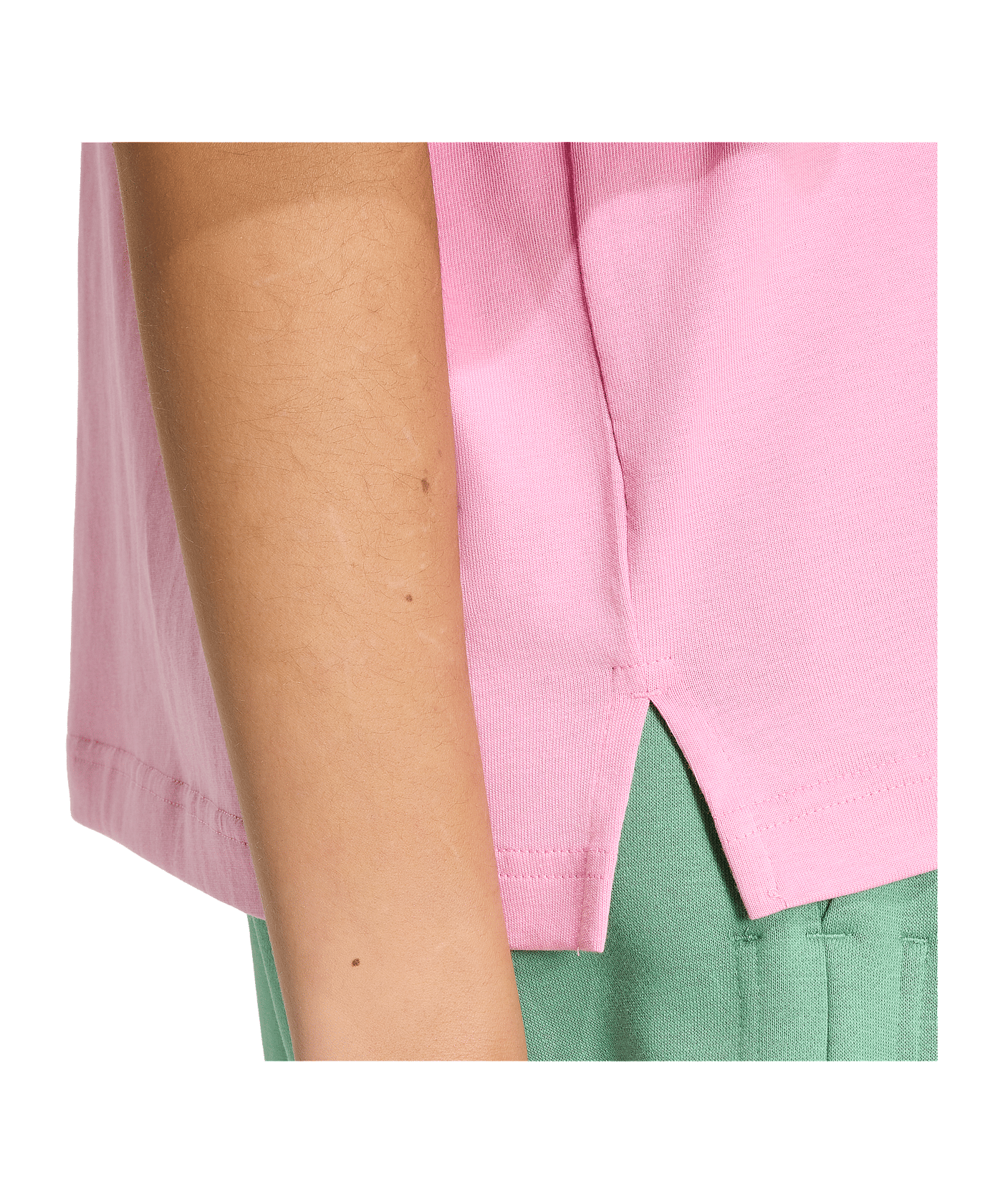 adidas 3 Stripes Studio T-Shirt Damen Rosa - rosa
