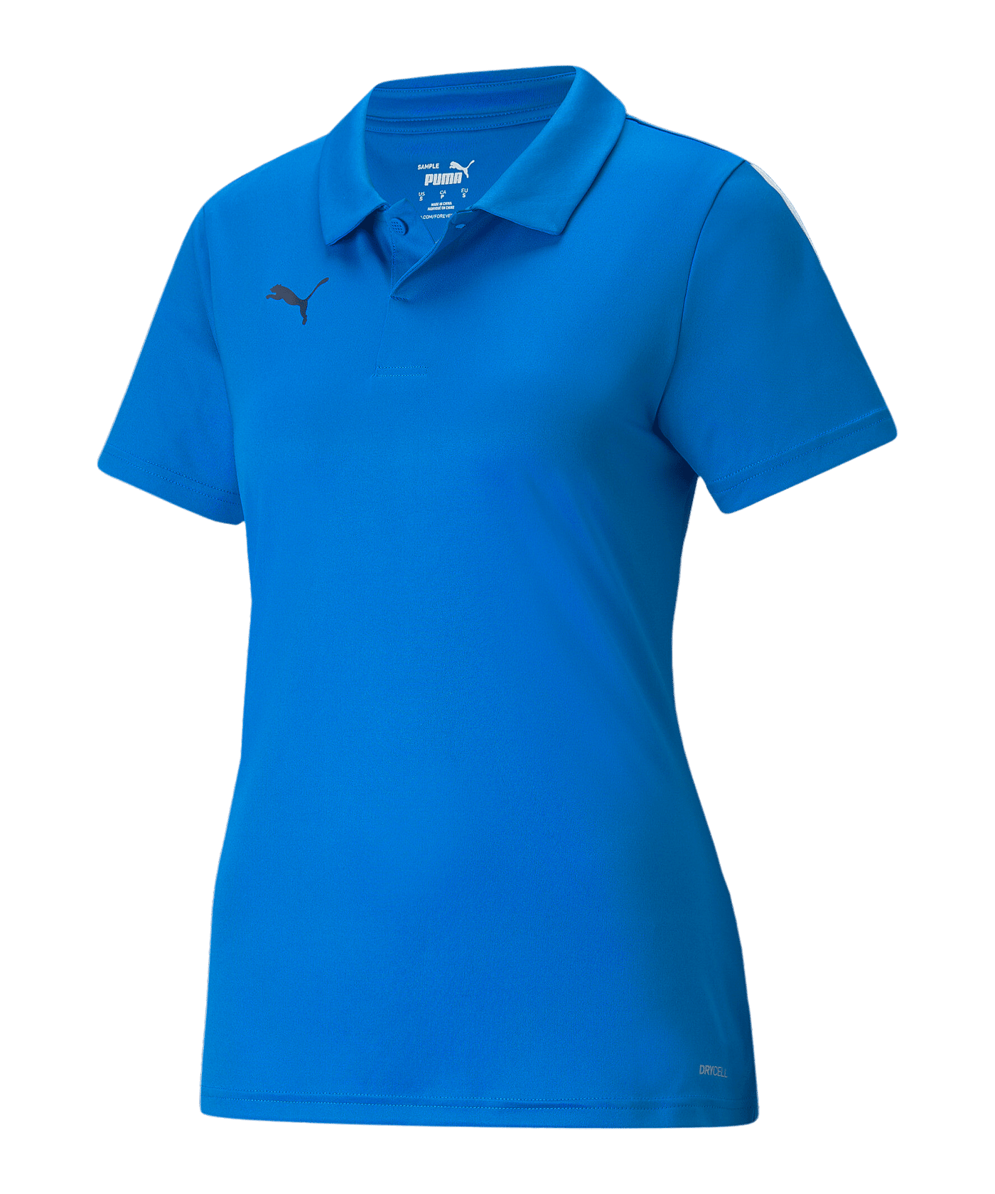 PUMA teamLIGA Sideline Polo Damen Blau F02 - blau