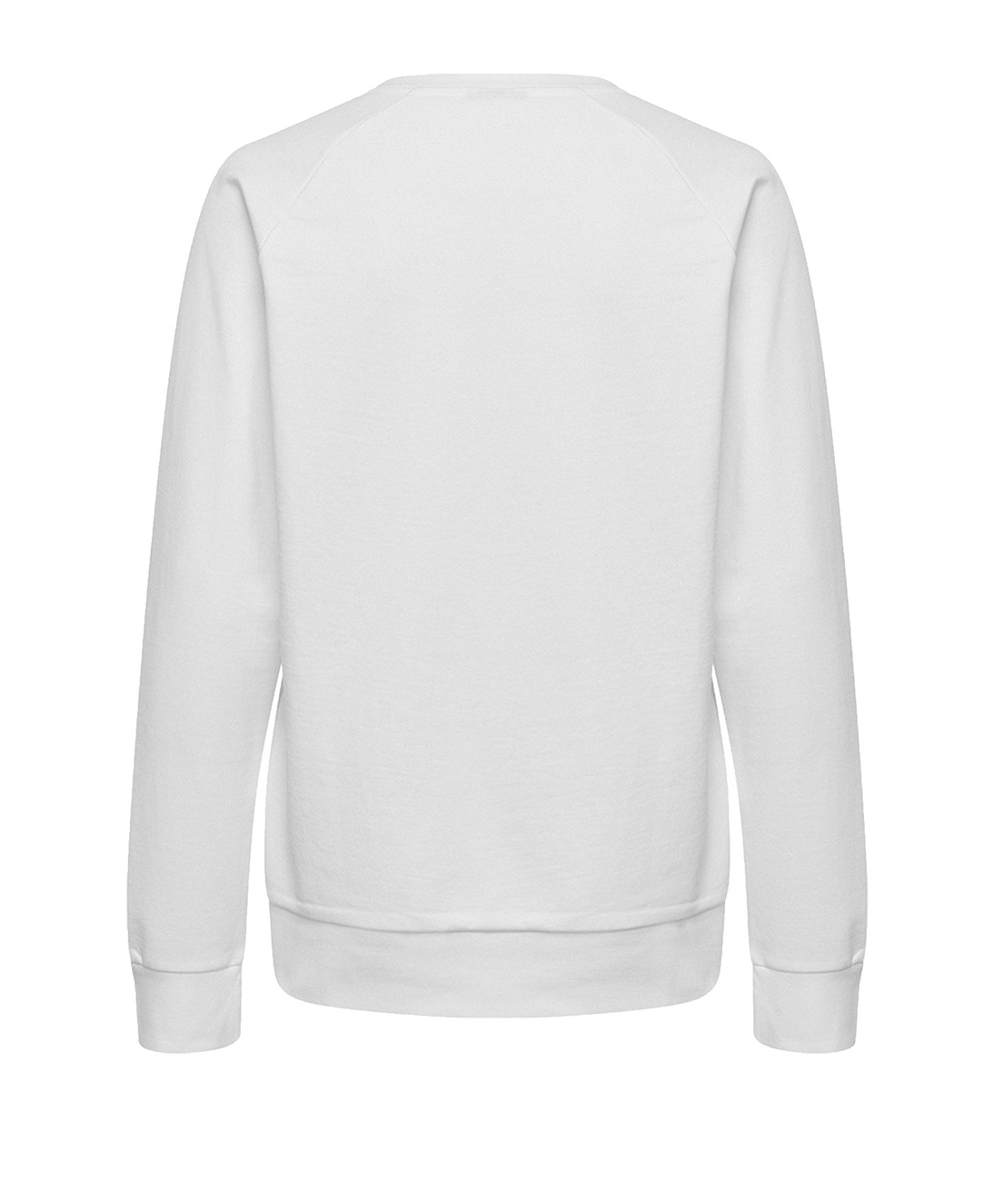 Hummel Cotton Logo Sweatshirt Damen Weiss F9001 - weiss