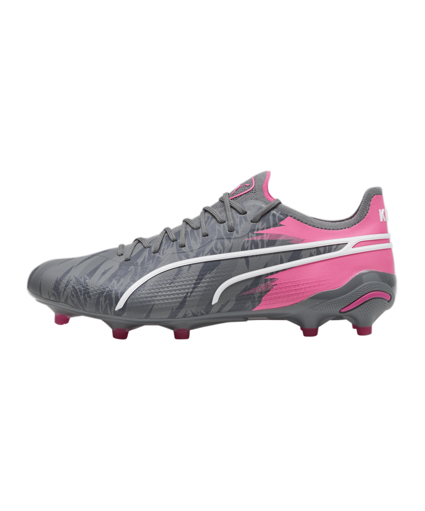 PUMA KING Ultimate Rush FG/AG Grau Pink F01 - grau