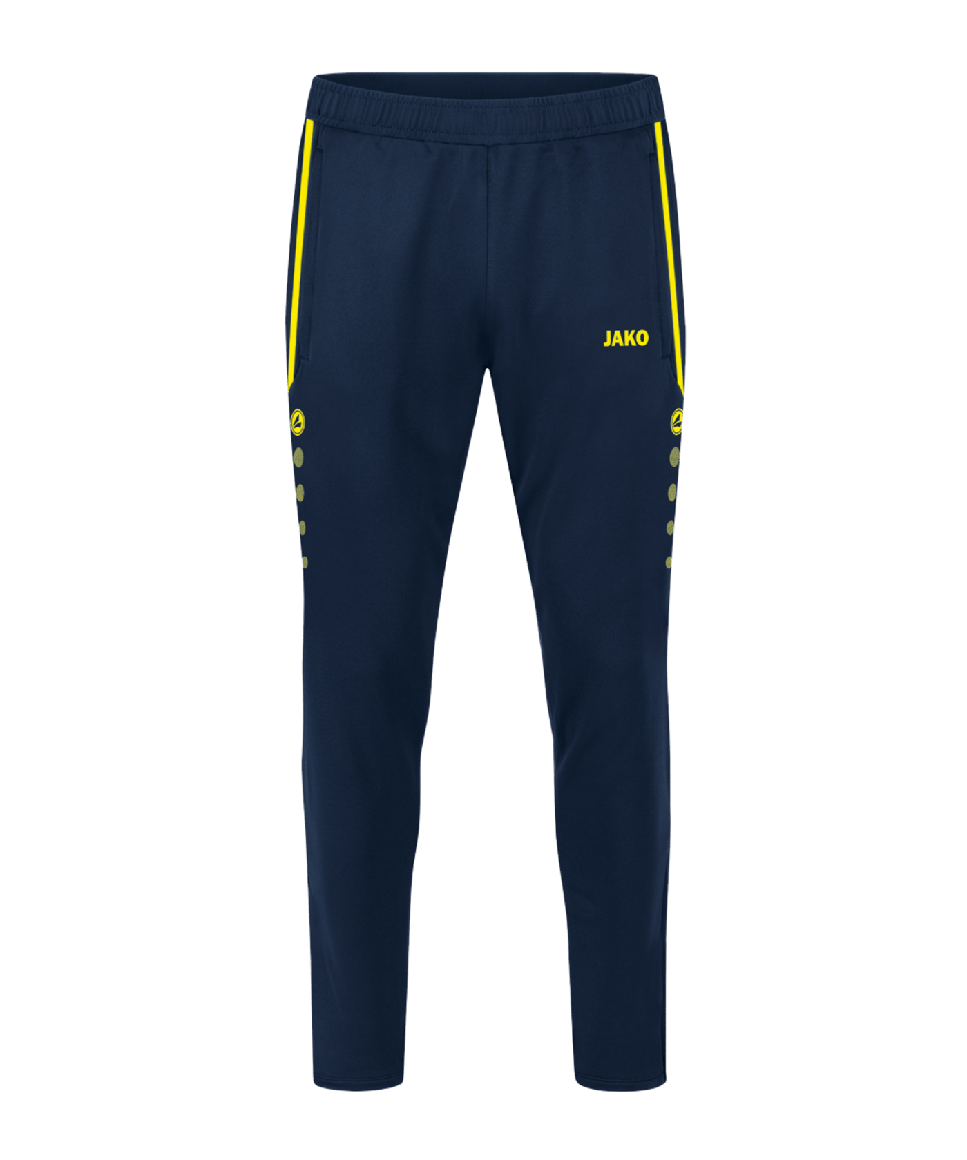 JAKO Allround Trainingshose Kids Blau Gelb F904 - blau