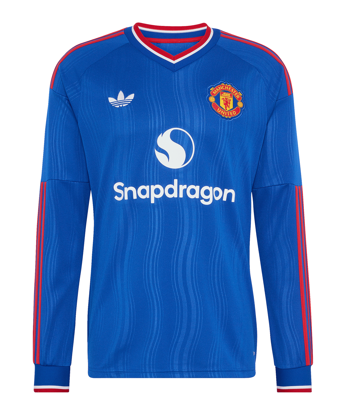 adidas Manchester United Trikot Langarm Away 2026/2027 Blau - blau