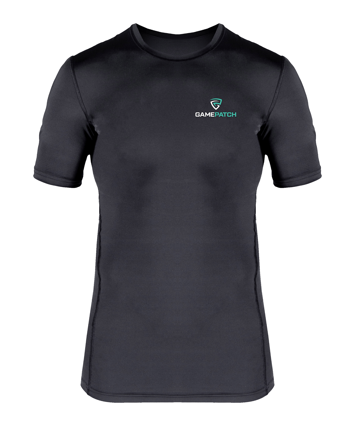 Gamepatch Compressishirt Hemd Schwarz - schwarz