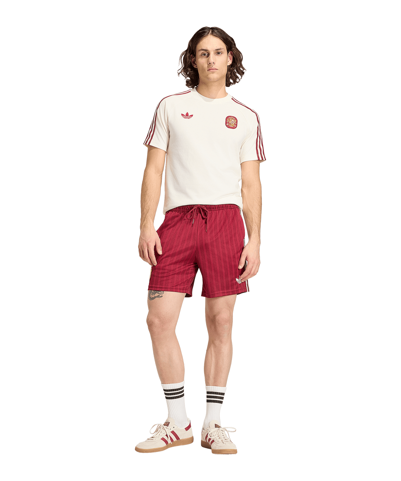 adidas FEF Spanien Originals Short Rot - rot