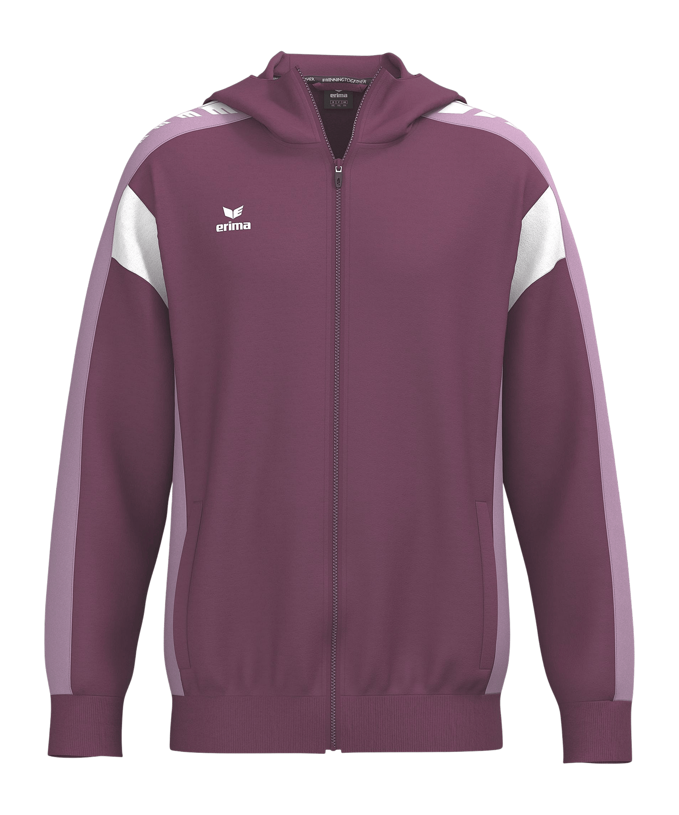 Erima Celebrate 125 Kapuzenjacke Rot Fburgundylavender - rot