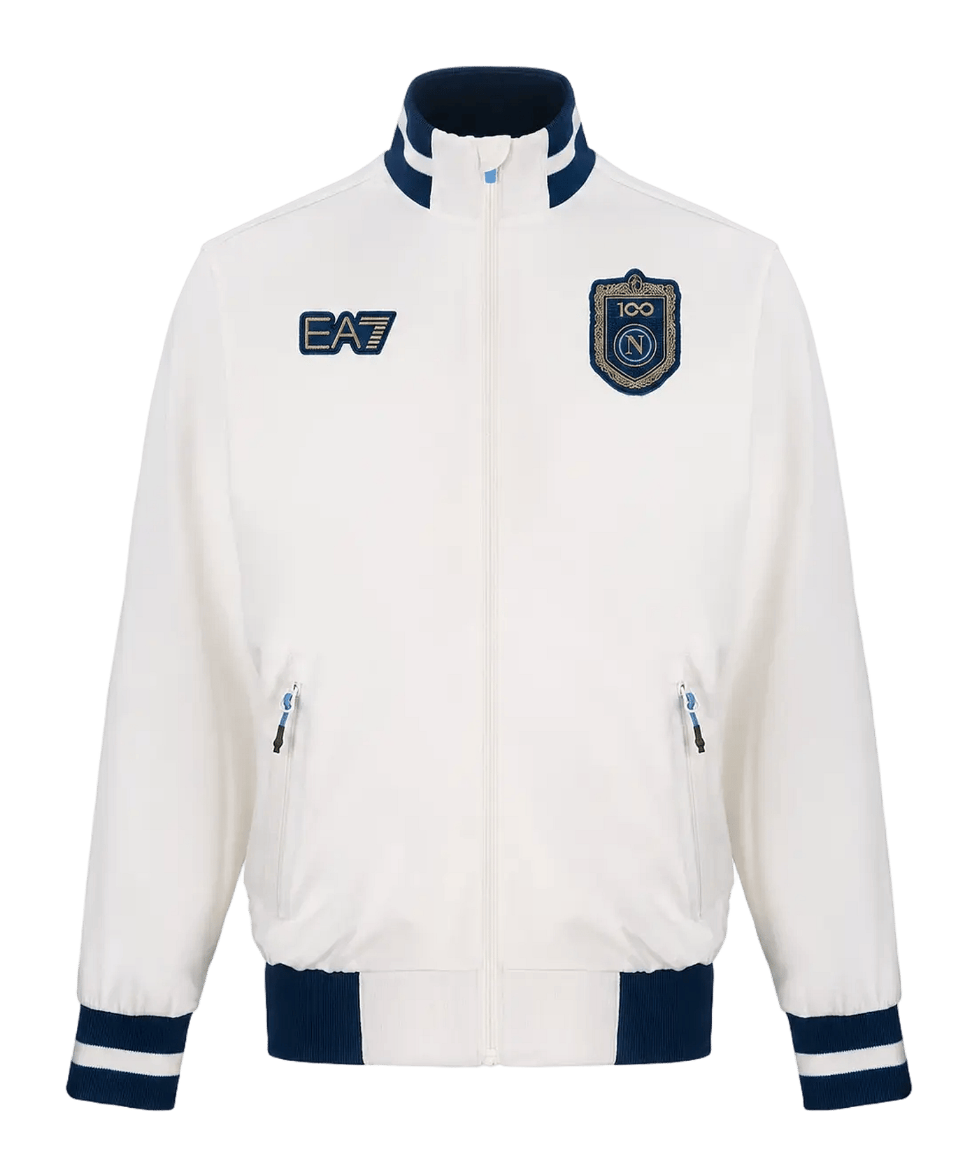 EA7 SSC Neapel Sweatshirt Weiß - weiss