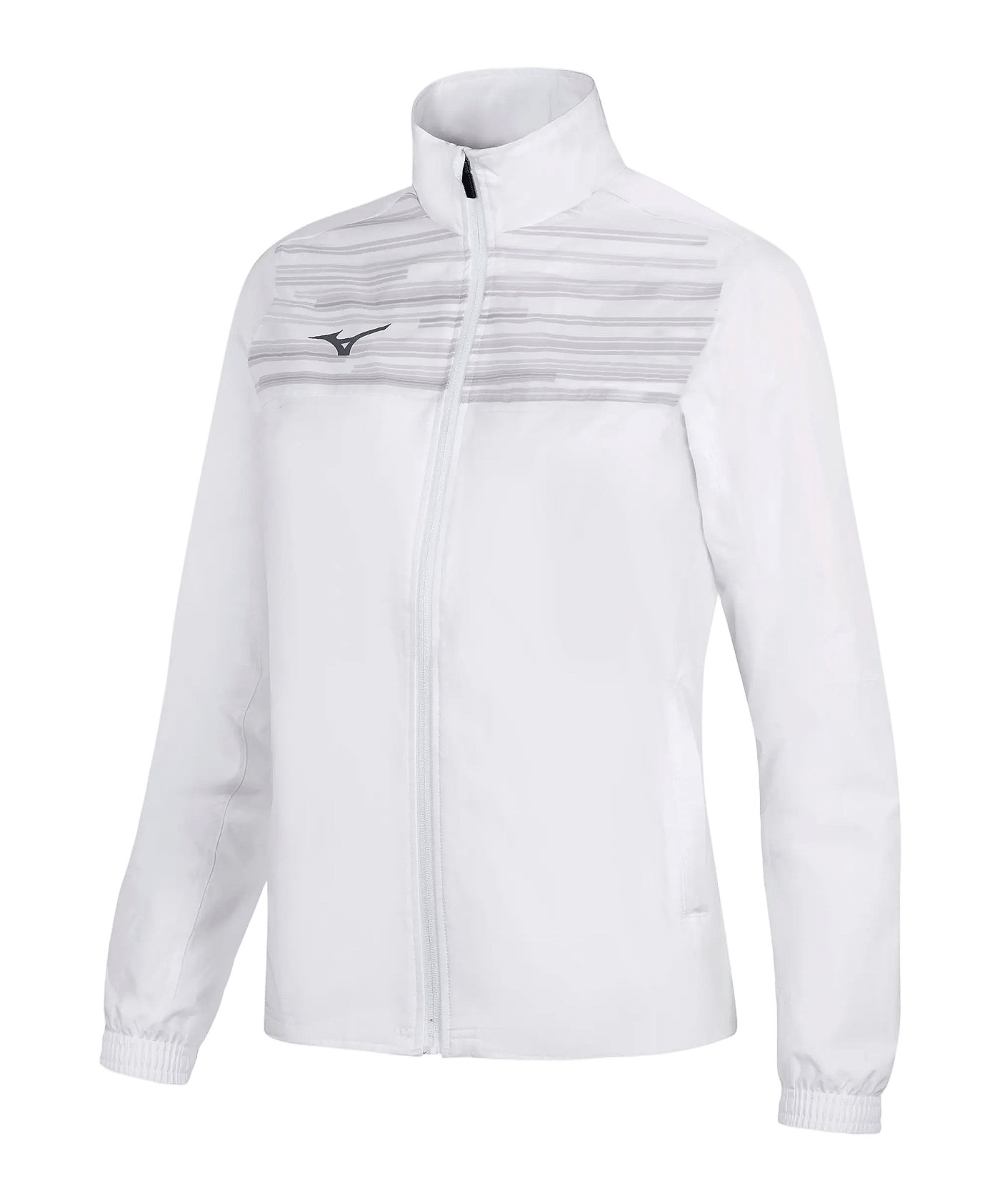 Mizuno Chiba Präsentationsjacke Damen Weiss F01 - weiss