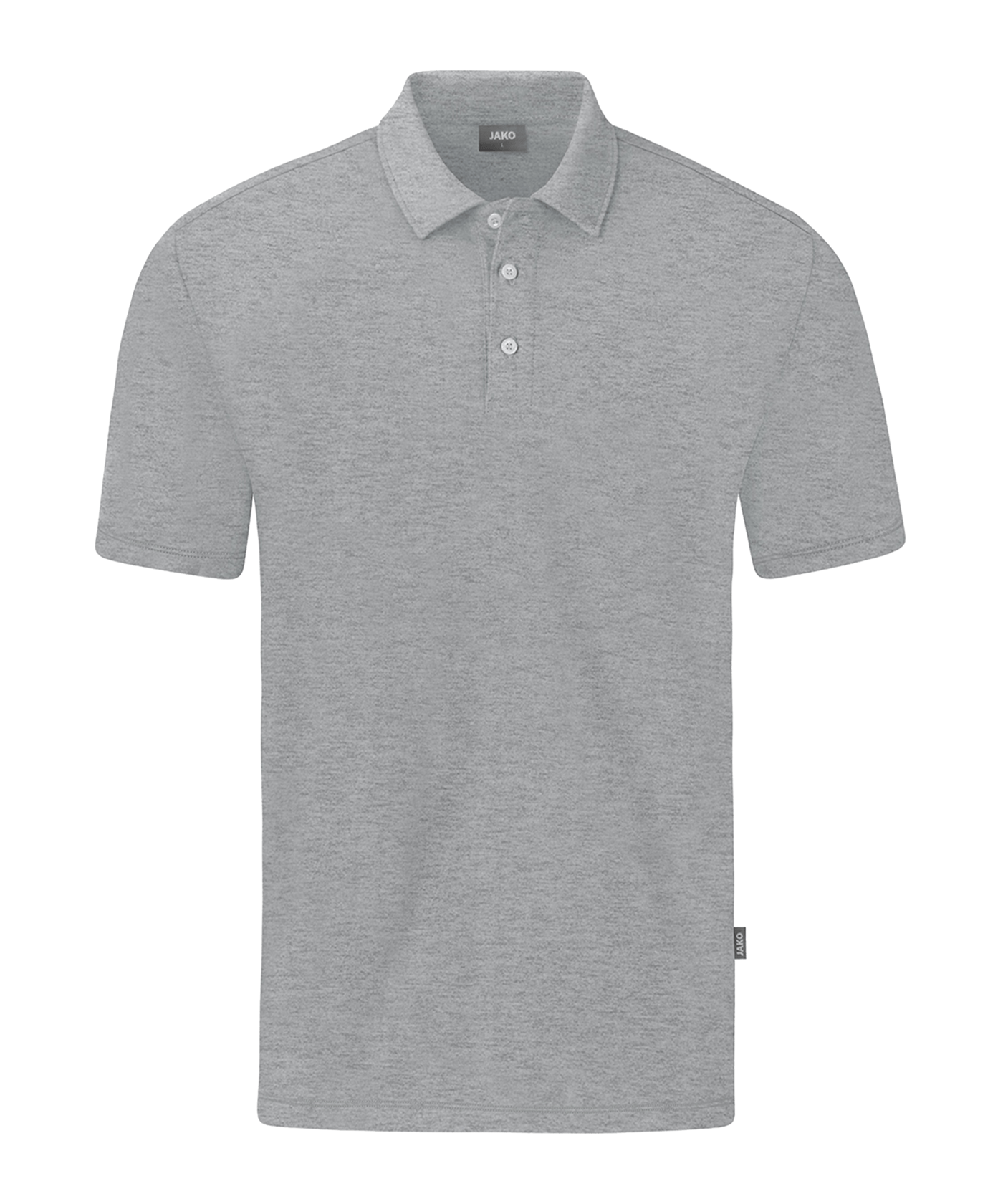 Jako Organic Stretch Polo Shirt Grau F520 - grau