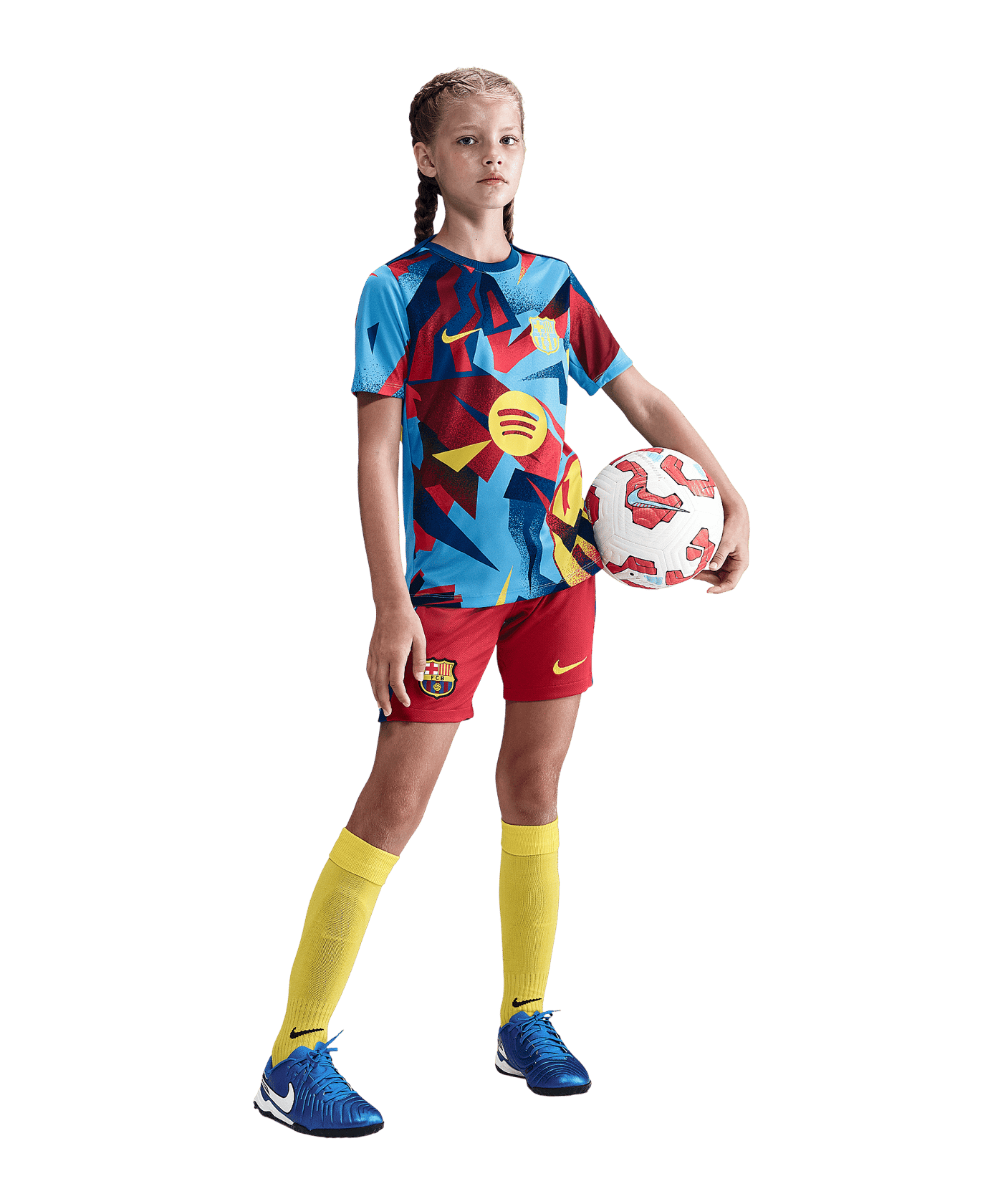 Nike FC Barcelona Academy Pro Trainingsshirt Kids Blau F413 - blau