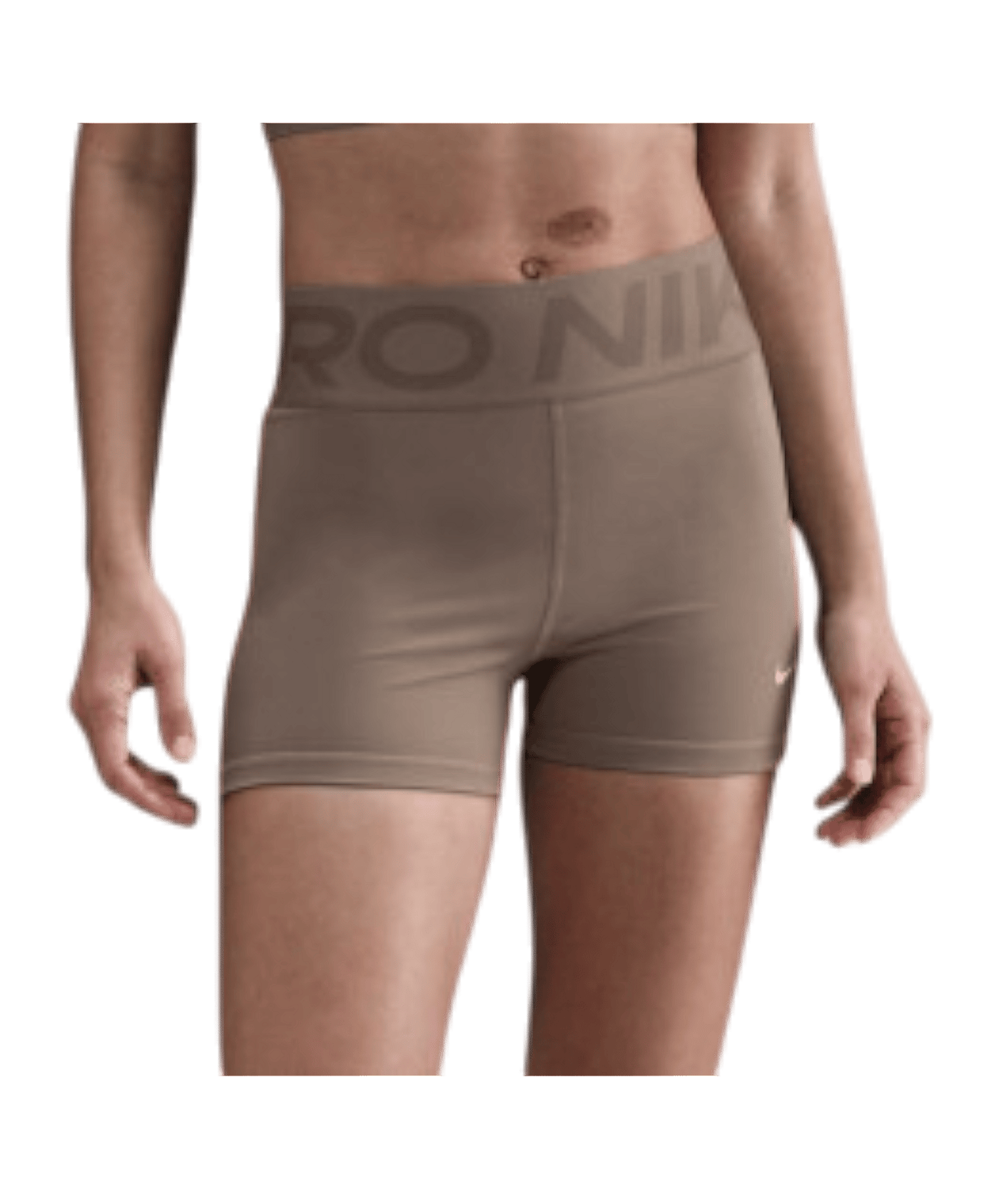 Nike Pro High 3in Biker Short Damen Braun F233 - braun