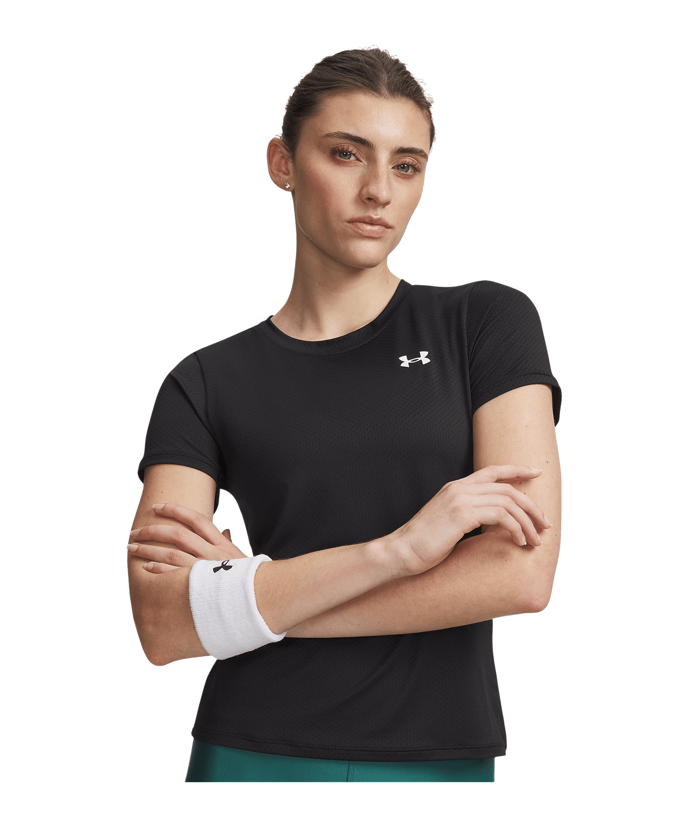 Under Armour Tech Mesh T-Shirt Damen Schwarz F001 - schwarz