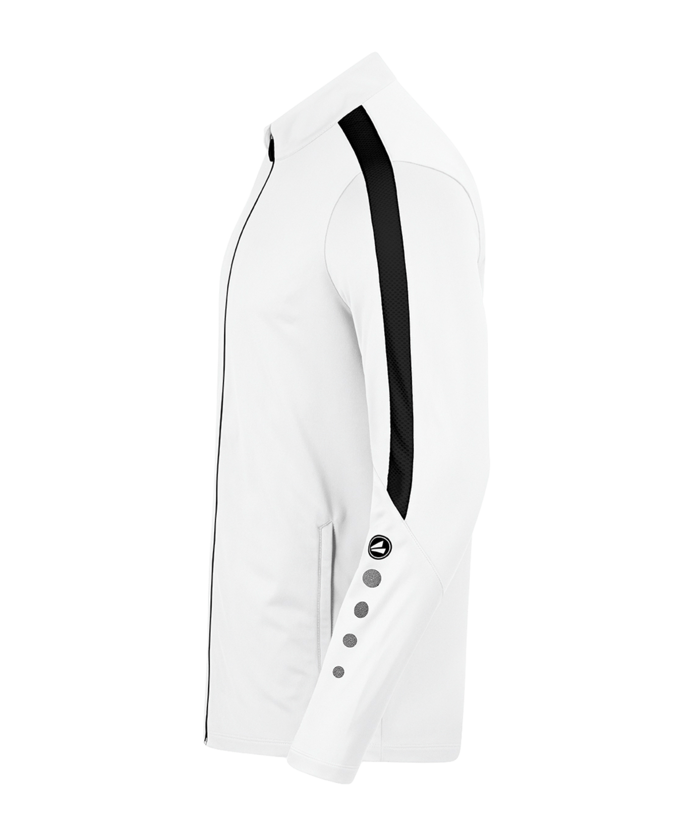 JAKO Power Polyesterjacke Kids Weiss Schwarz F000 - weiss