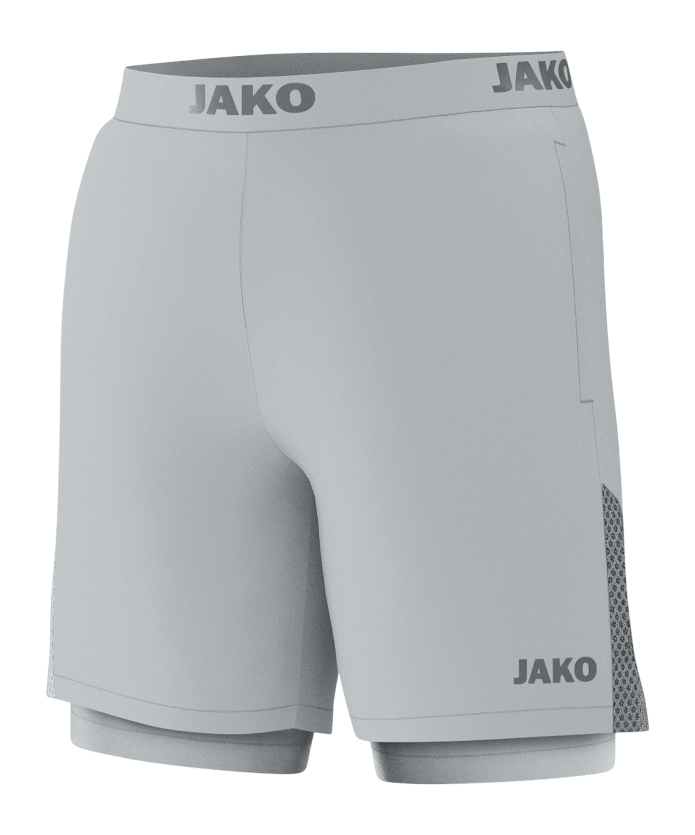 JAKO 2-in-1 Power Short Damen Grau F522 - grau