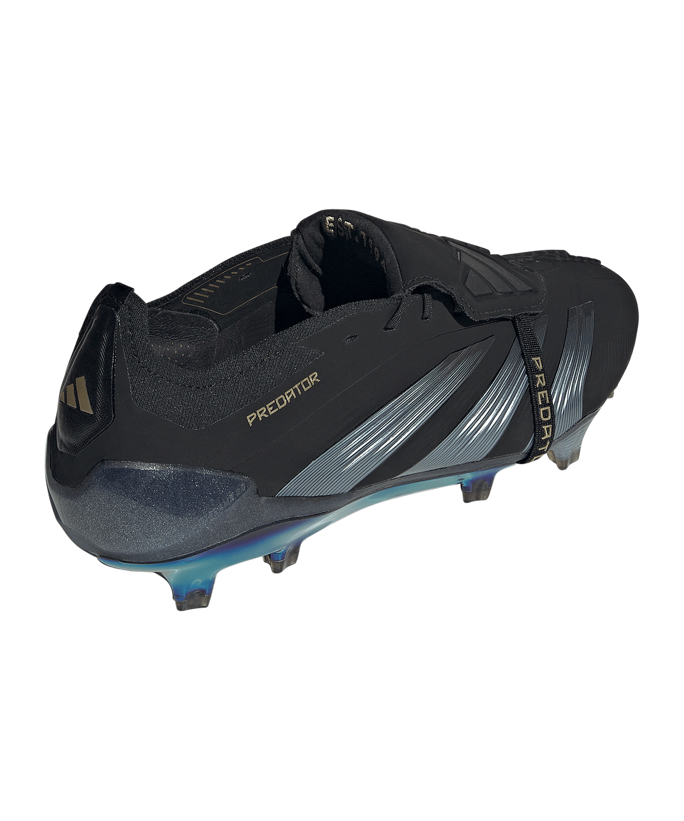 adidas Predator Elite FT FG Dark Spark Schwarz Grau - schwarz