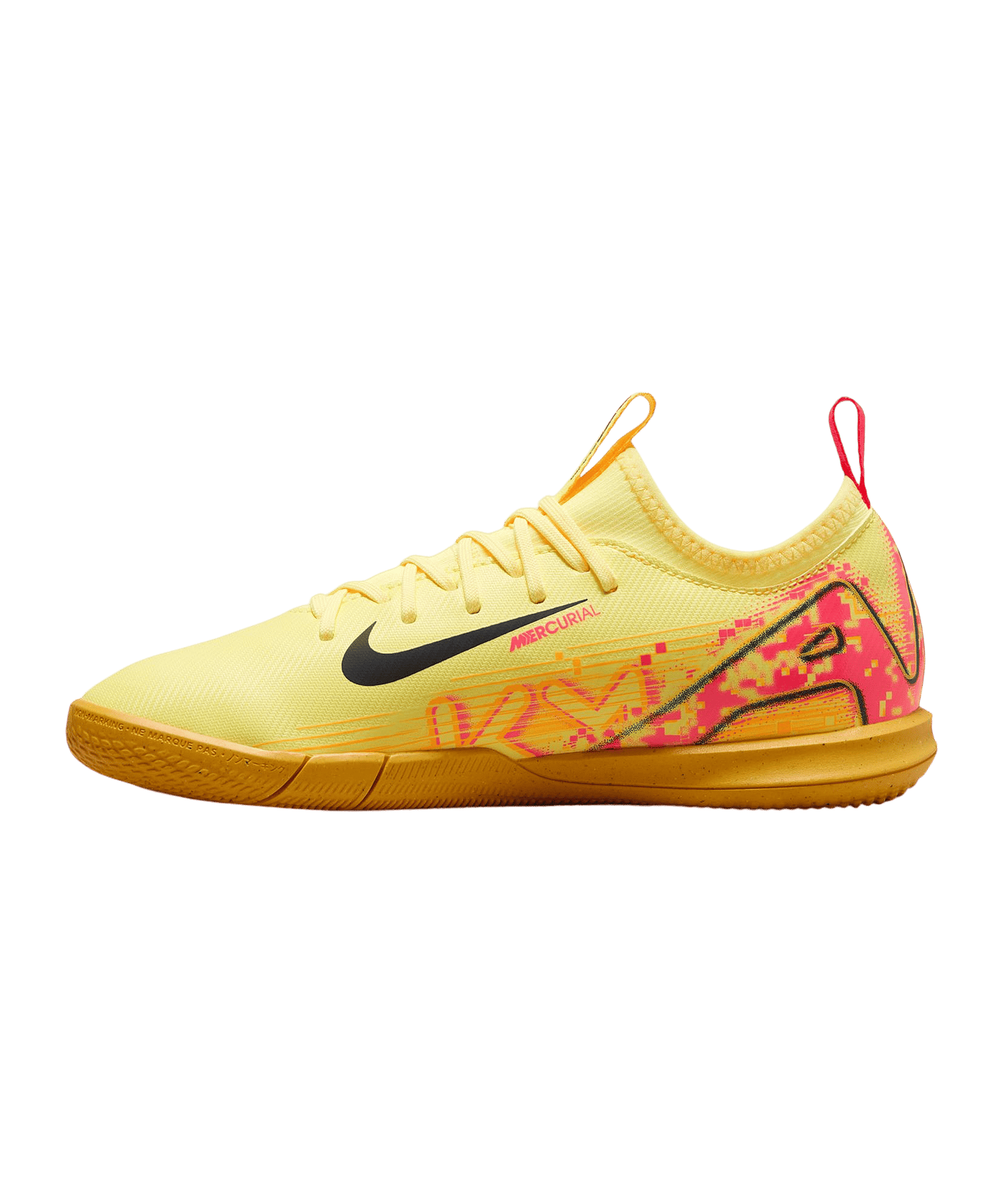 Nike Jr Air Zoom Mercurial Vapor XVI Academy IN Mbappe Signature Kids Orange Blau F800 - orange