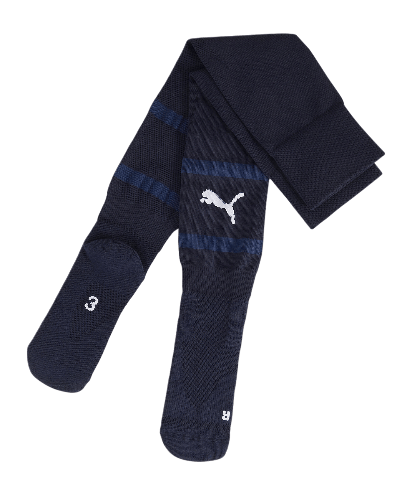PUMA teamFINAL Strumpfstutzen Blau Weiss F06 - blau