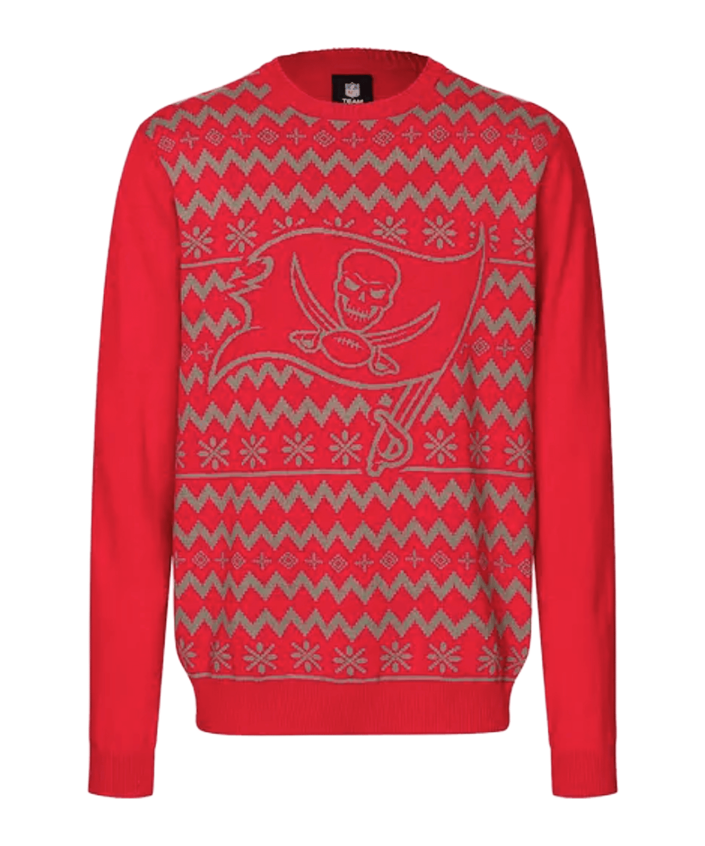 Foco NFL TBB Ugly Christmas Sweatshirt Schwarz - schwarz