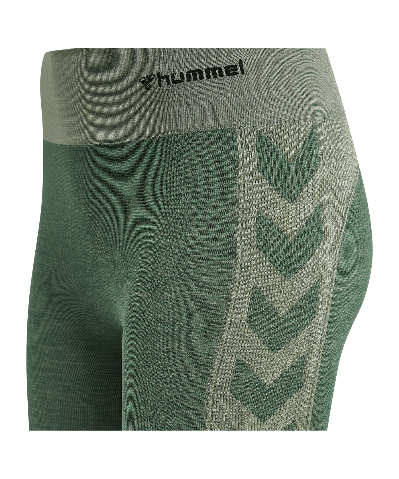 Hummel hmlCLEA Mid Waist Leggings Damen F6465 - gruen