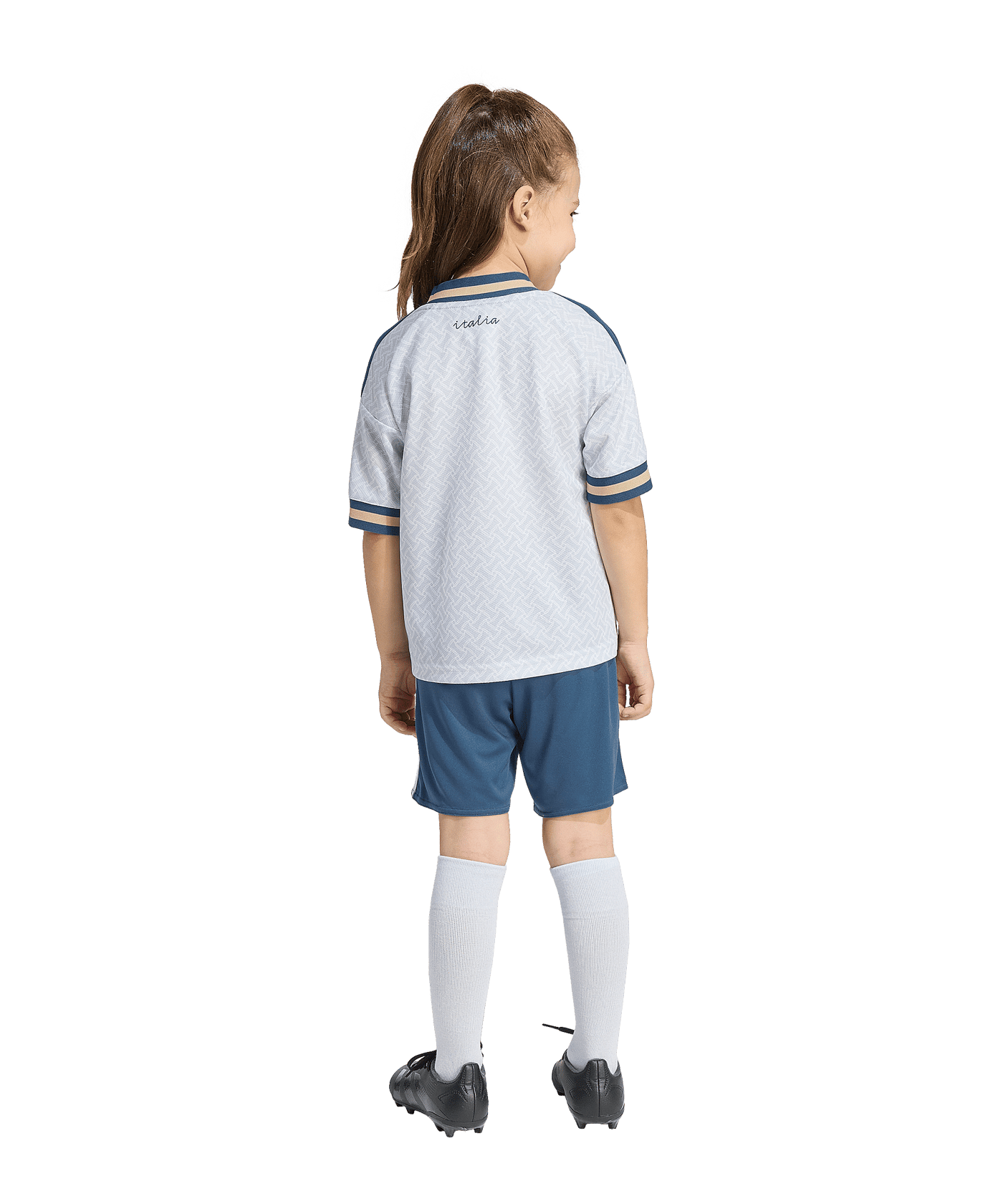 adidas FIGC Italien Trikot Set Away WM 2026 Kids Blau - blau