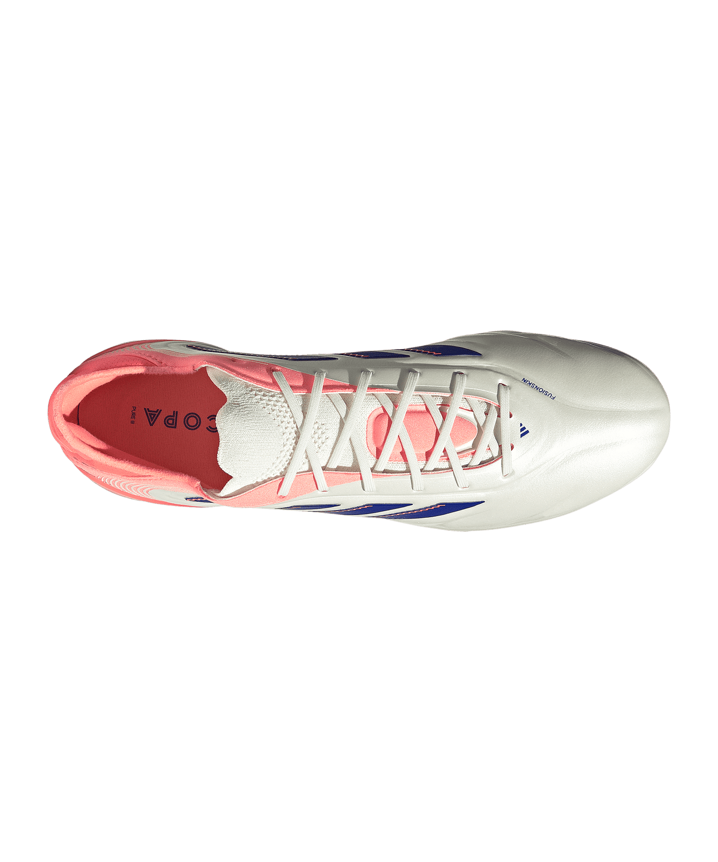 adidas Copa Pure III Elite FG Coral Blaze Weiß - weiss